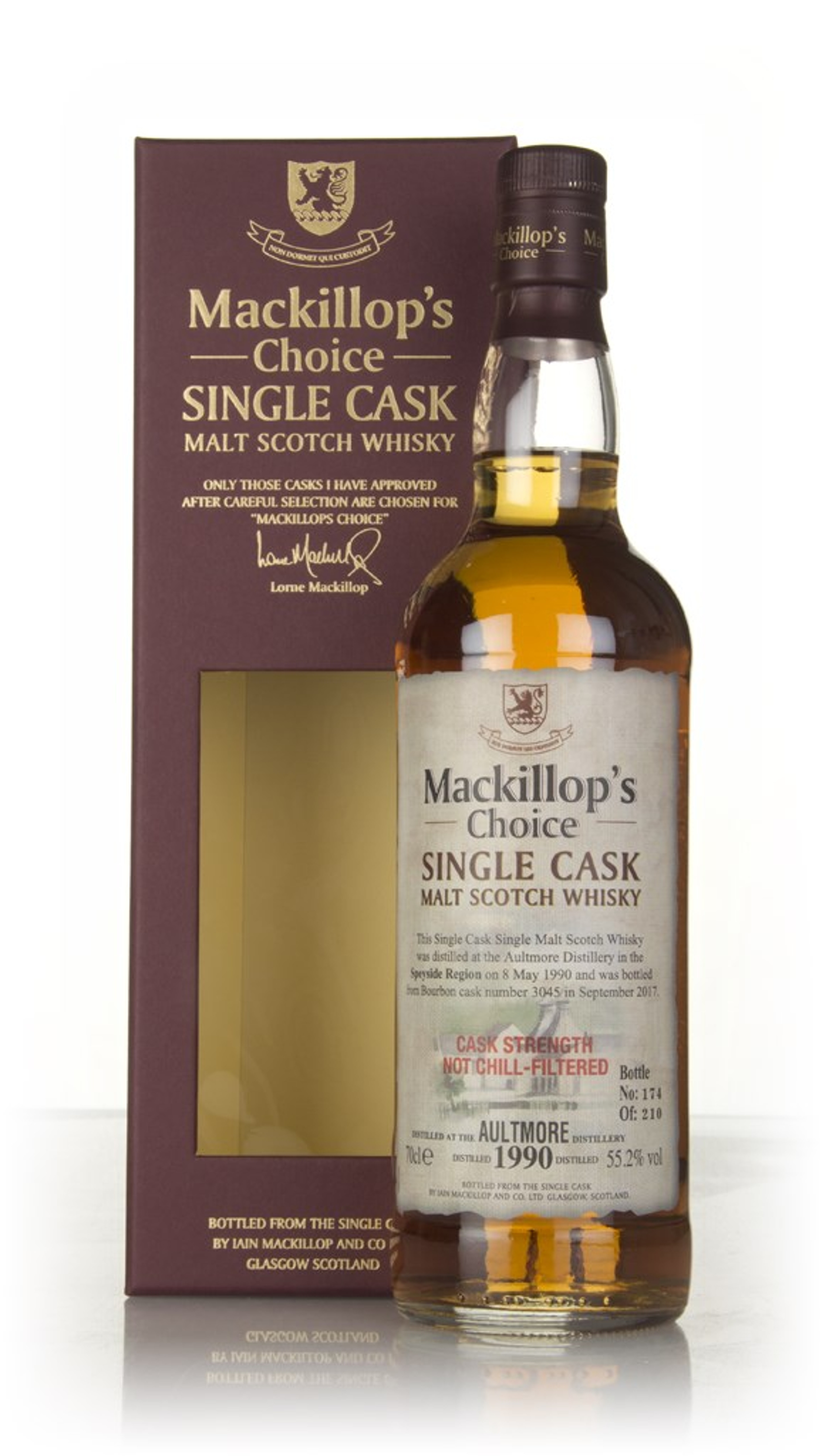 Aultmore 27 Year Old 1990 (cask 3045) - Mackillop's Choice 70cl