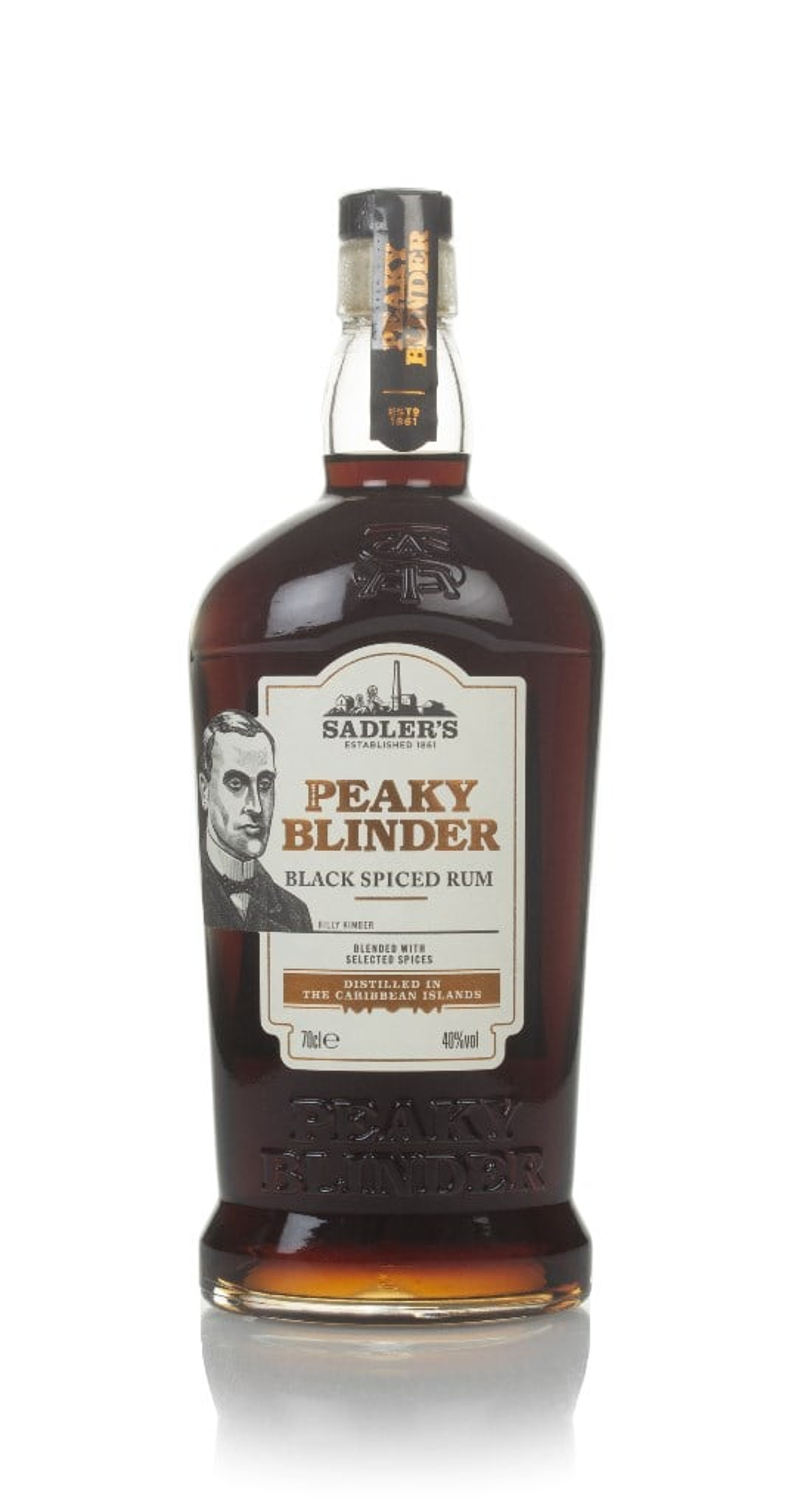 Peaky Blinder Black Spiced Rum 70cl