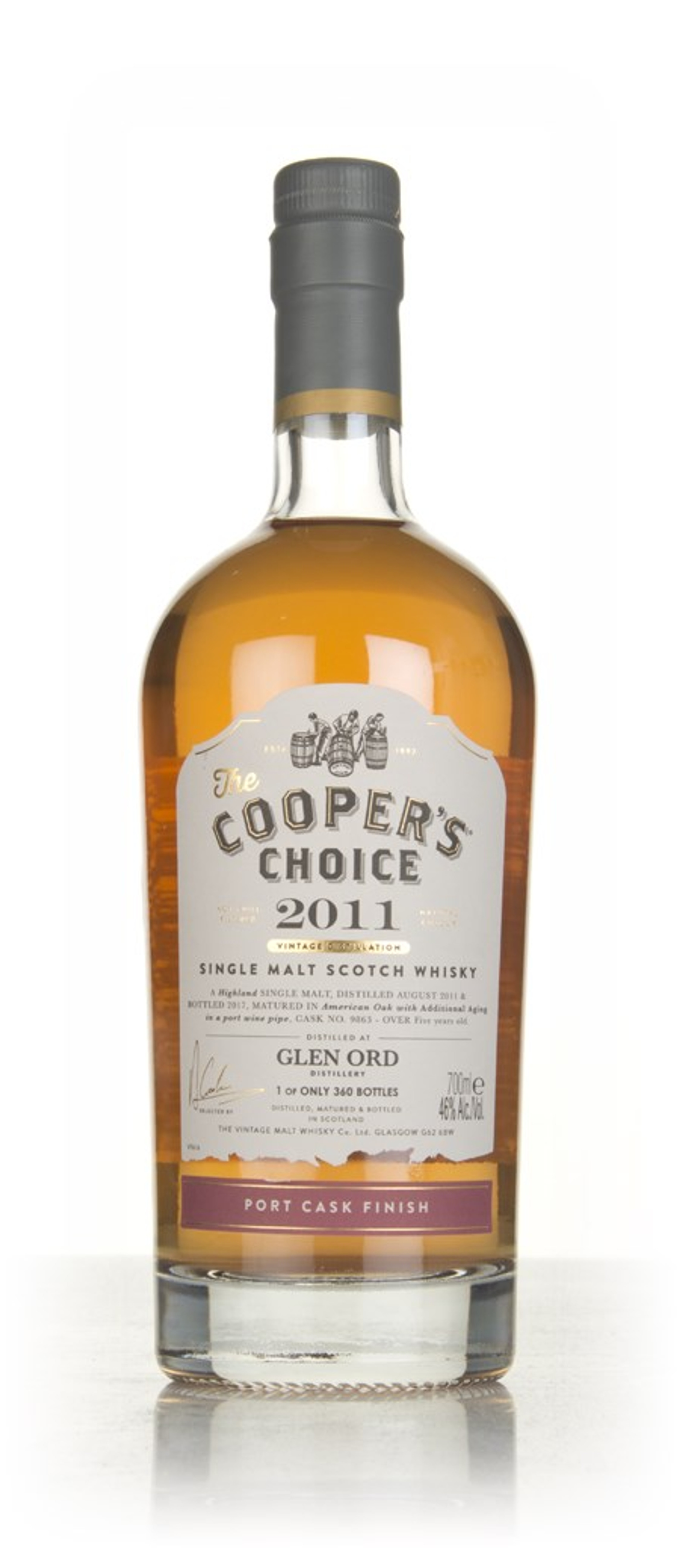 Glen Ord 5 Year Old 2011 (cask 9863) - The Cooper's Choice (The Vintage Malt Whisky Co.) 70cl