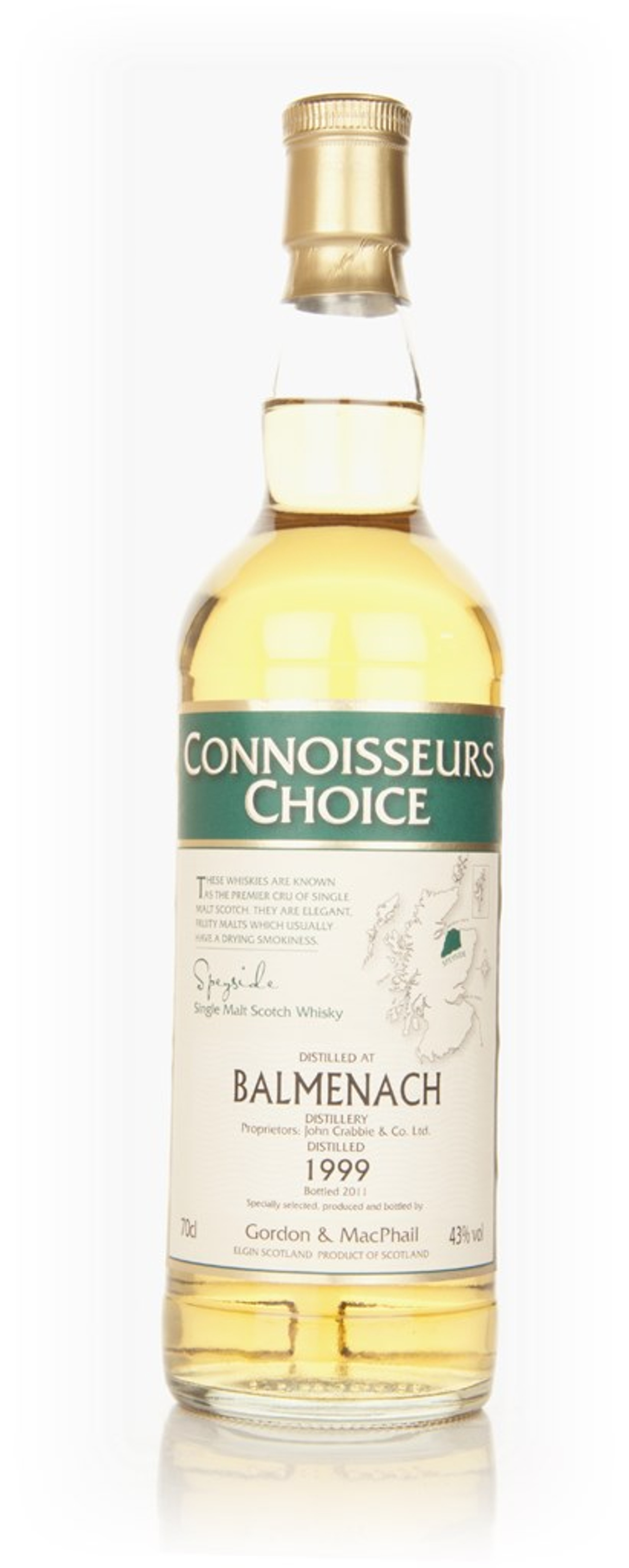 Balmenach 1999 (bottled 2011) - Connoisseurs Choice (Gordon & MacPhail) 70cl