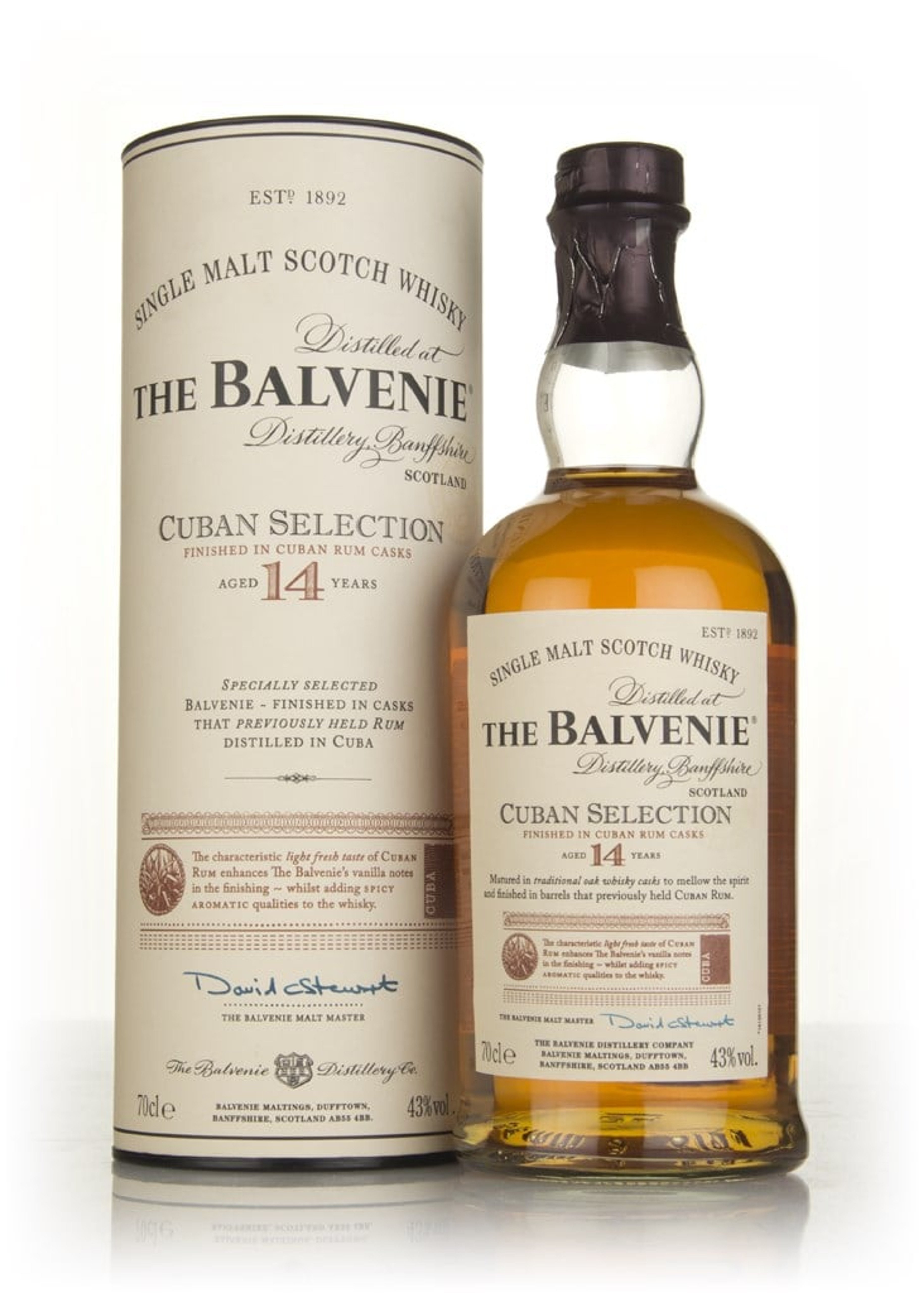 Balvenie 14 Year Old Cuban Selection 70cl