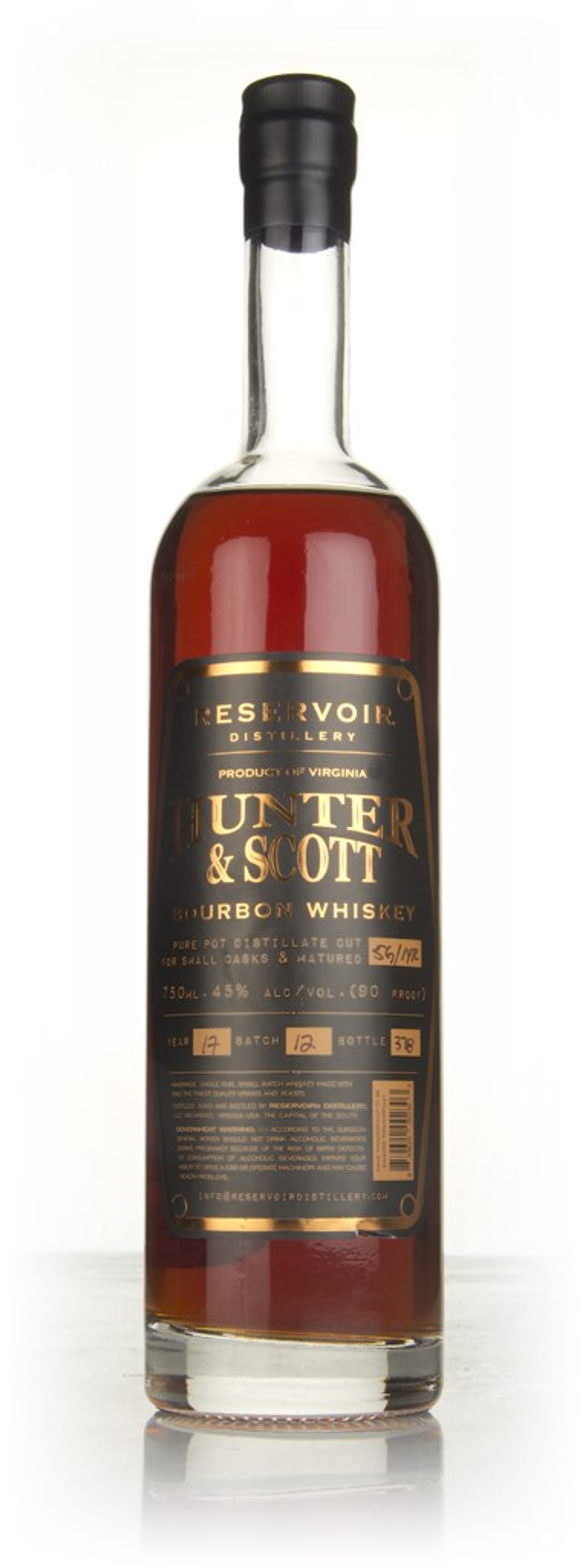 Reservoir Hunter & Scott Bourbon 70cl