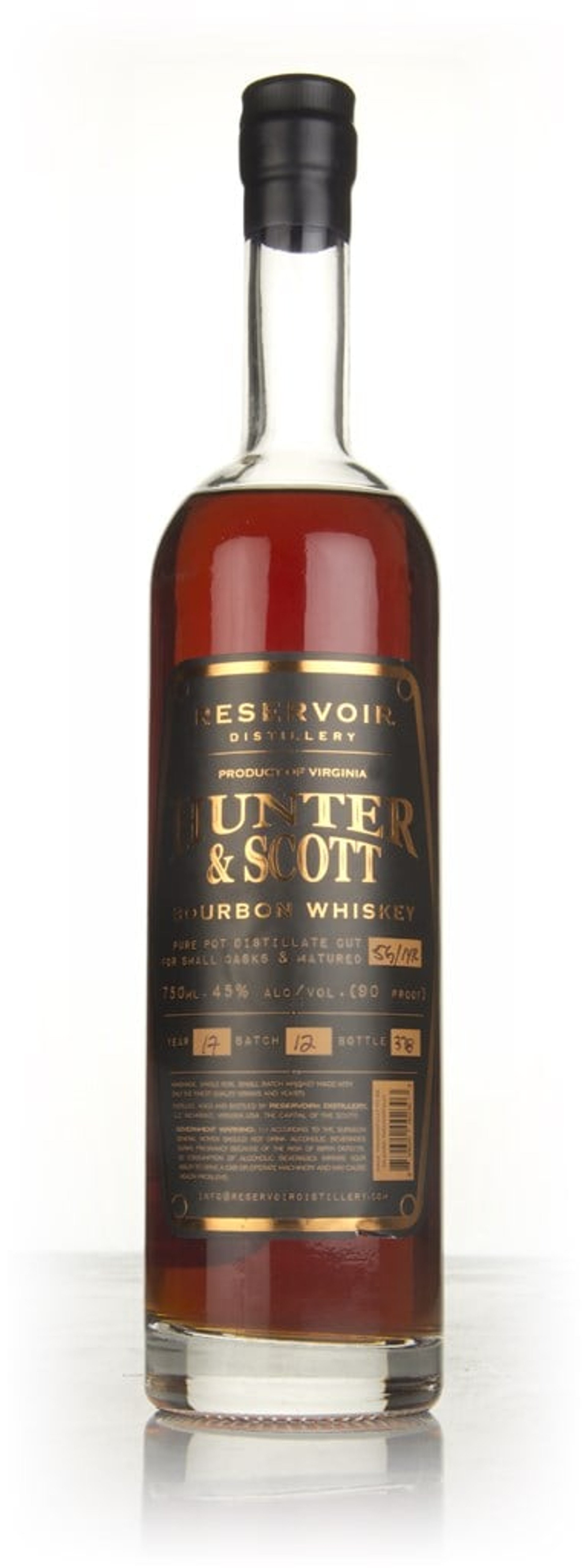 Reservoir Hunter & Scott Bourbon 70cl