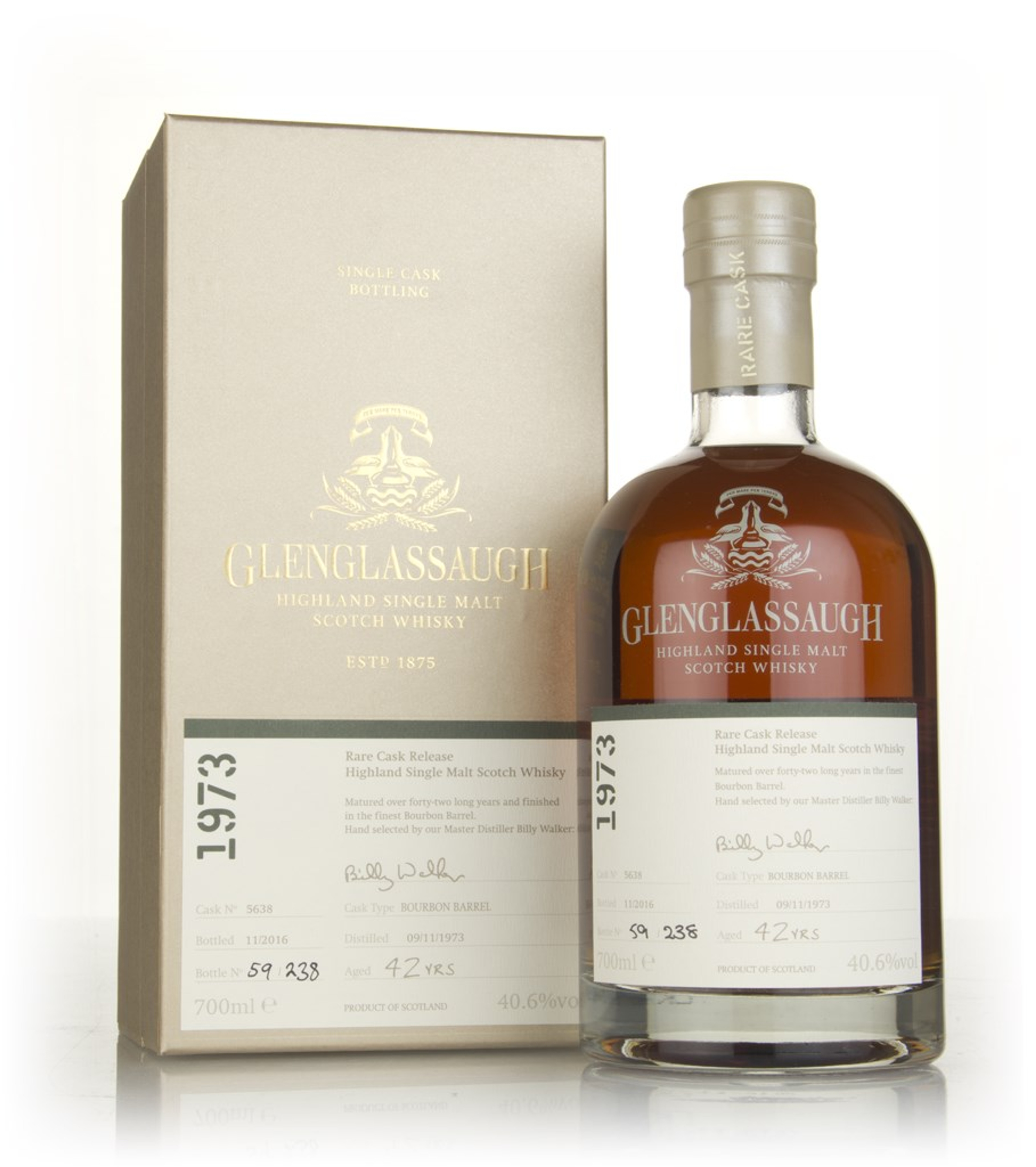 Glenglassaugh 42 Year Old 1973 (cask 5638) - Rare Cask Release Batch 3 70cl