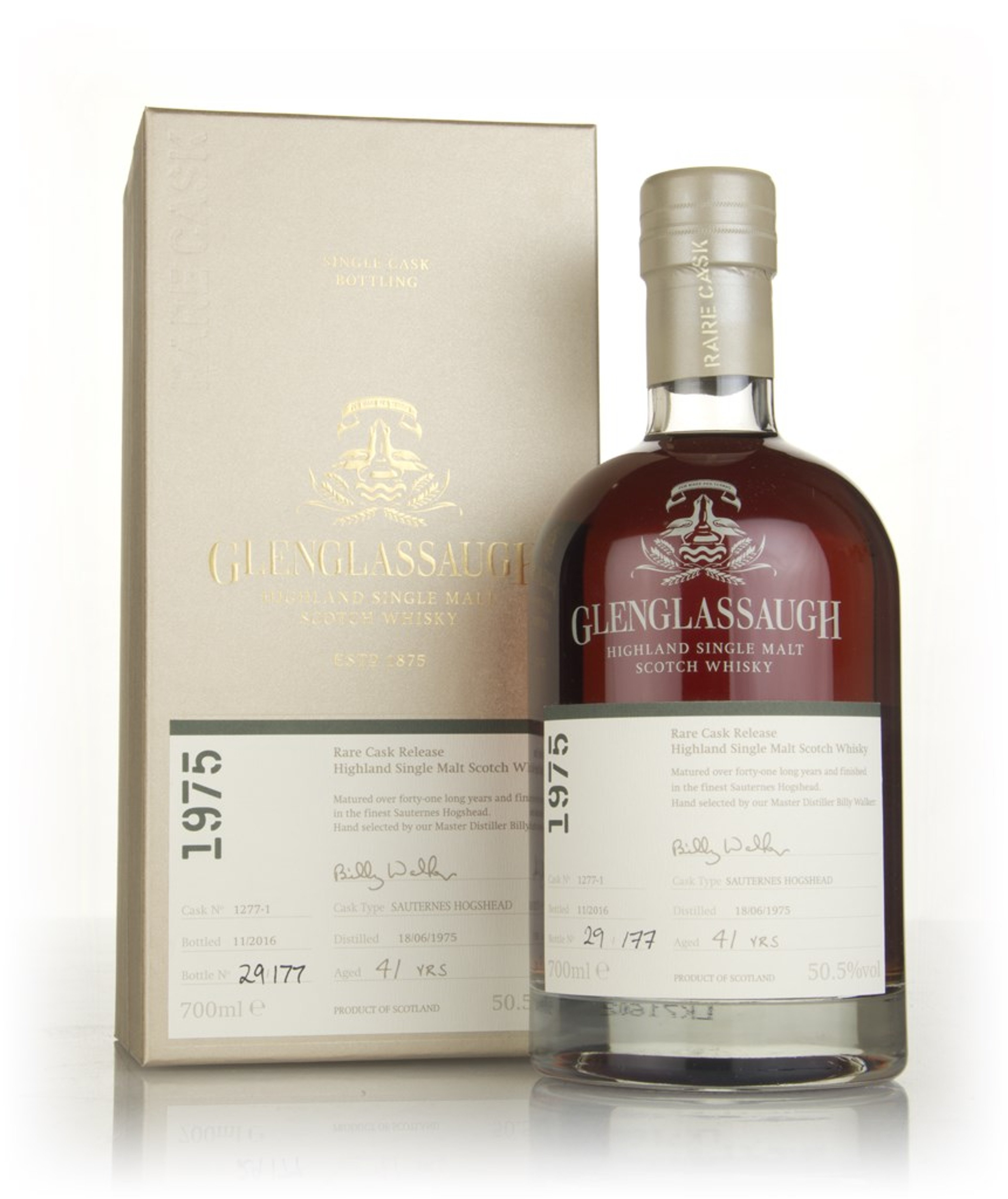 Glenglassaugh 41 Year Old 1975 (cask 1227-1) - Rare Cask Release Batch 3 70cl