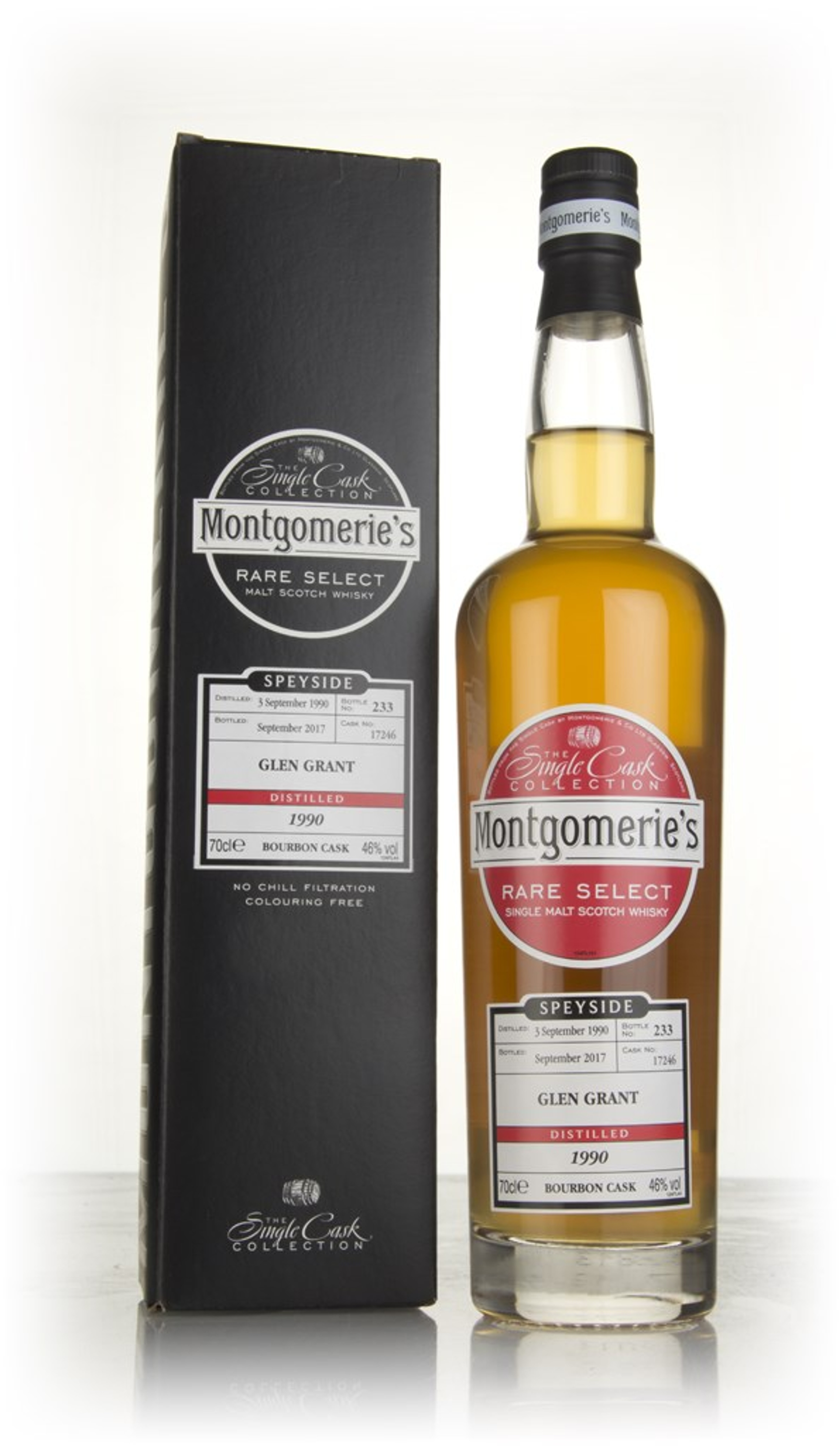Glen Grant 1990 (cask 17246) (bottled 2017) - Rare Select (Montgomerie's) 70cl