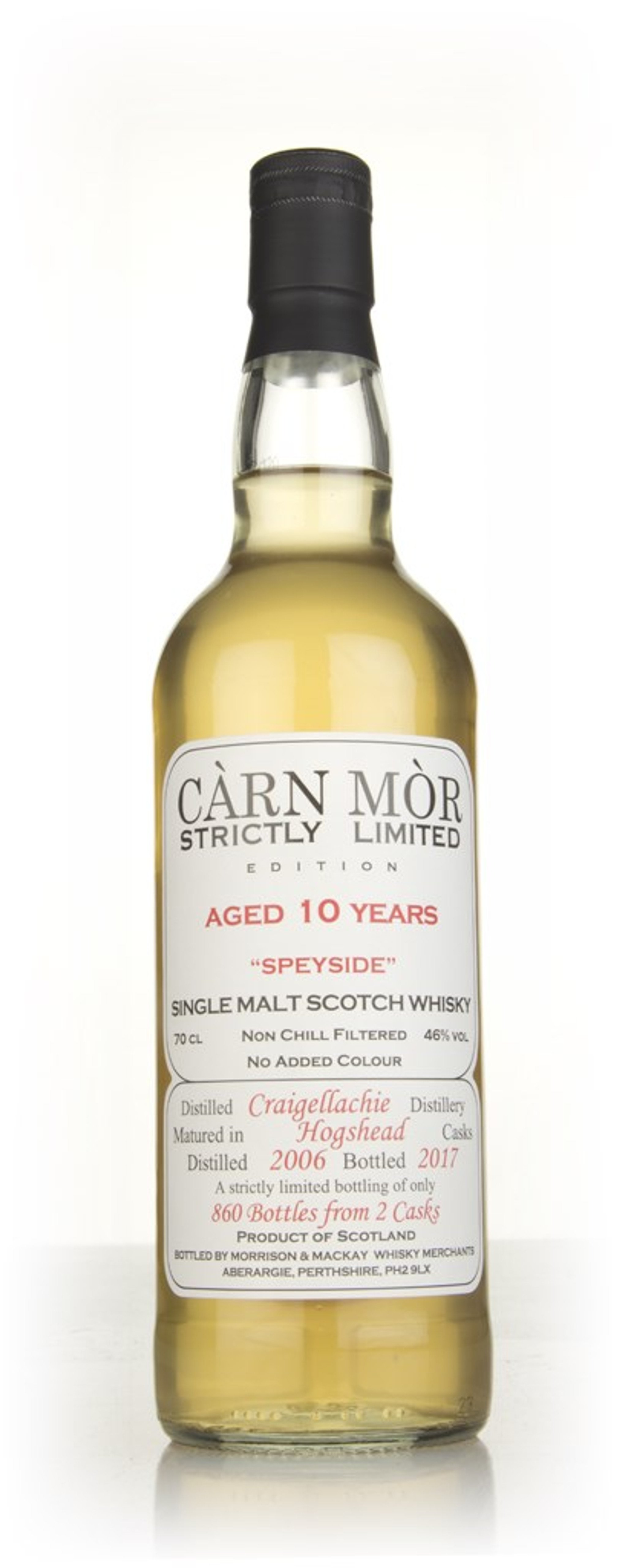 Craigellachie 10 Year Old 2006 (bottled 2017) - Strictly Limited (Càrn Mòr) 70cl