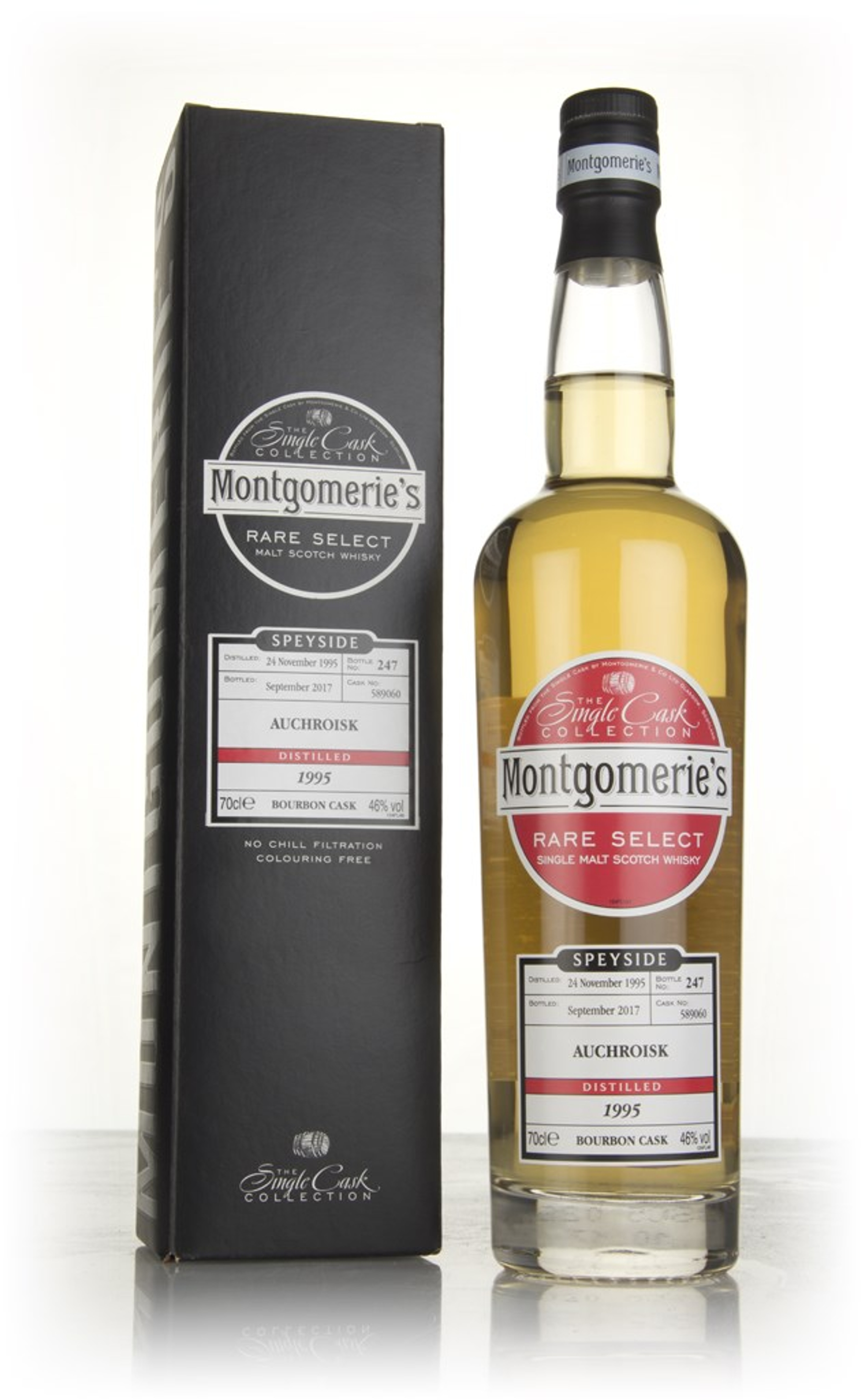 Auchroisk 21 Year Old 1995 (cask 589060) - Rare Select (Montgomerie's) 70cl
