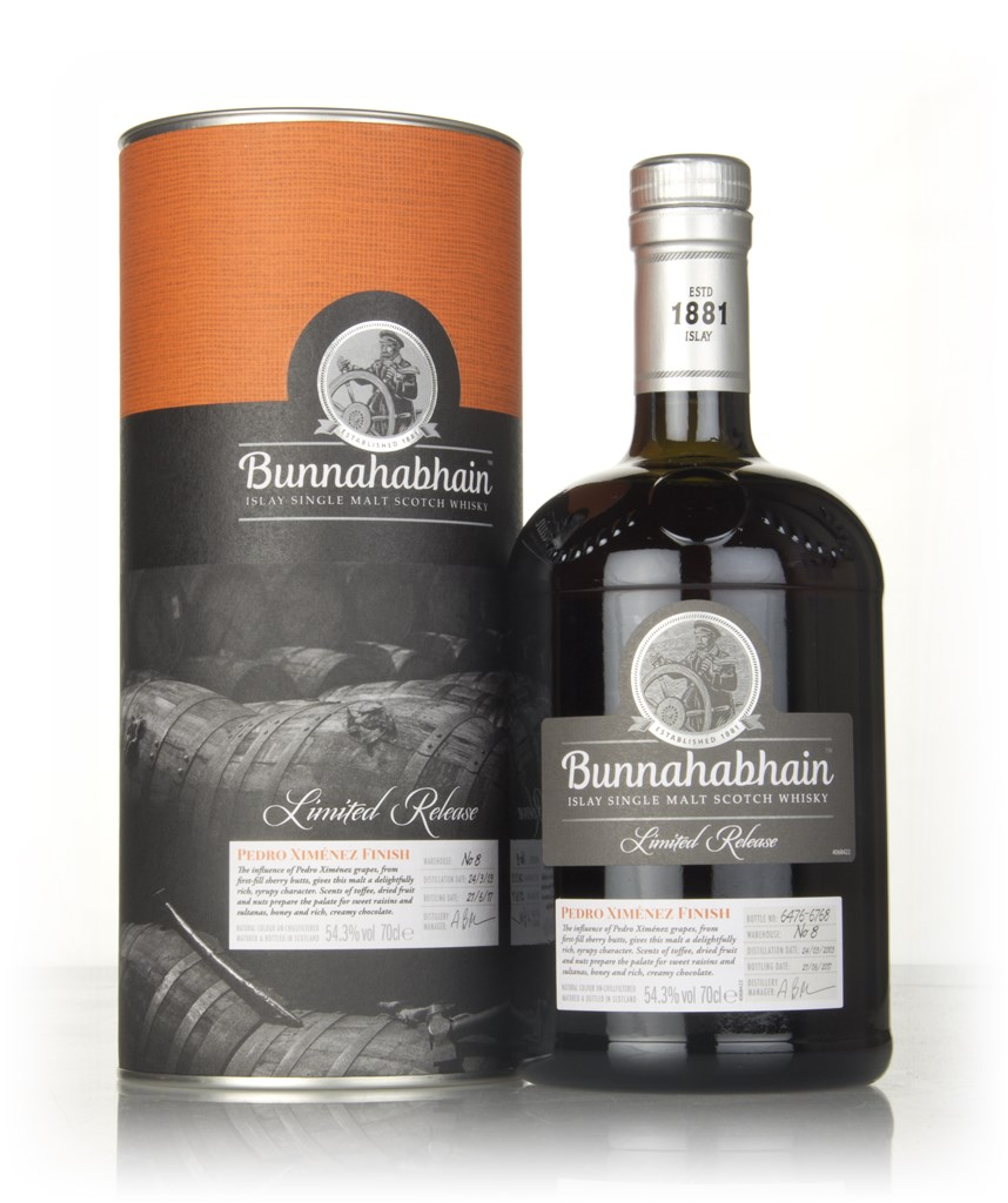 Bunnahabhain 14 Year Old 2003 - Pedro Ximénez Cask Finish 70cl