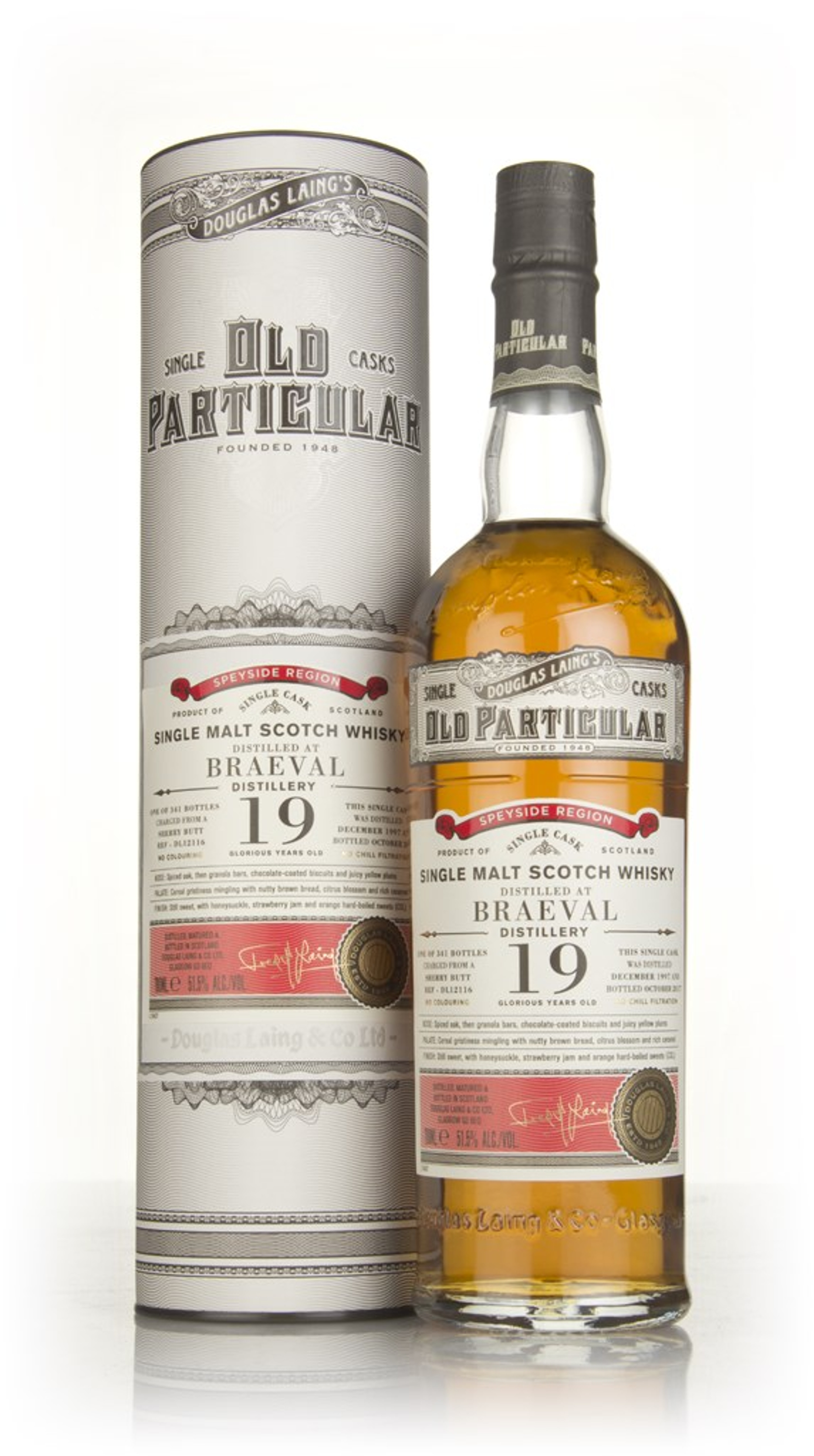 Braeval 19 Year Old 1997 (cask 12116) - Old Particular (Douglas Laing) 70cl