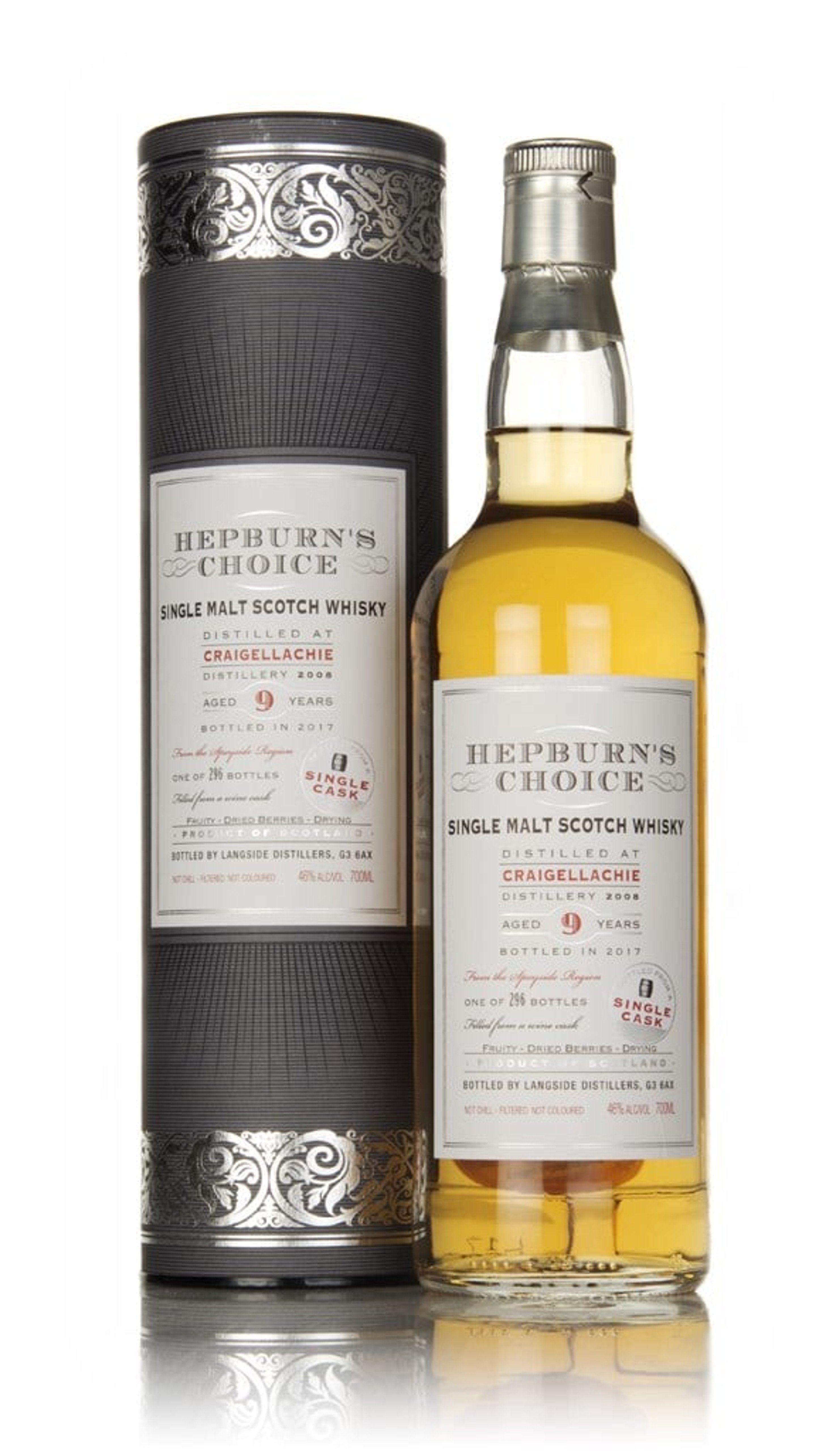 Craigellachie 9 Year Old 2008 - Hepburn's Choice (Langside) 70cl