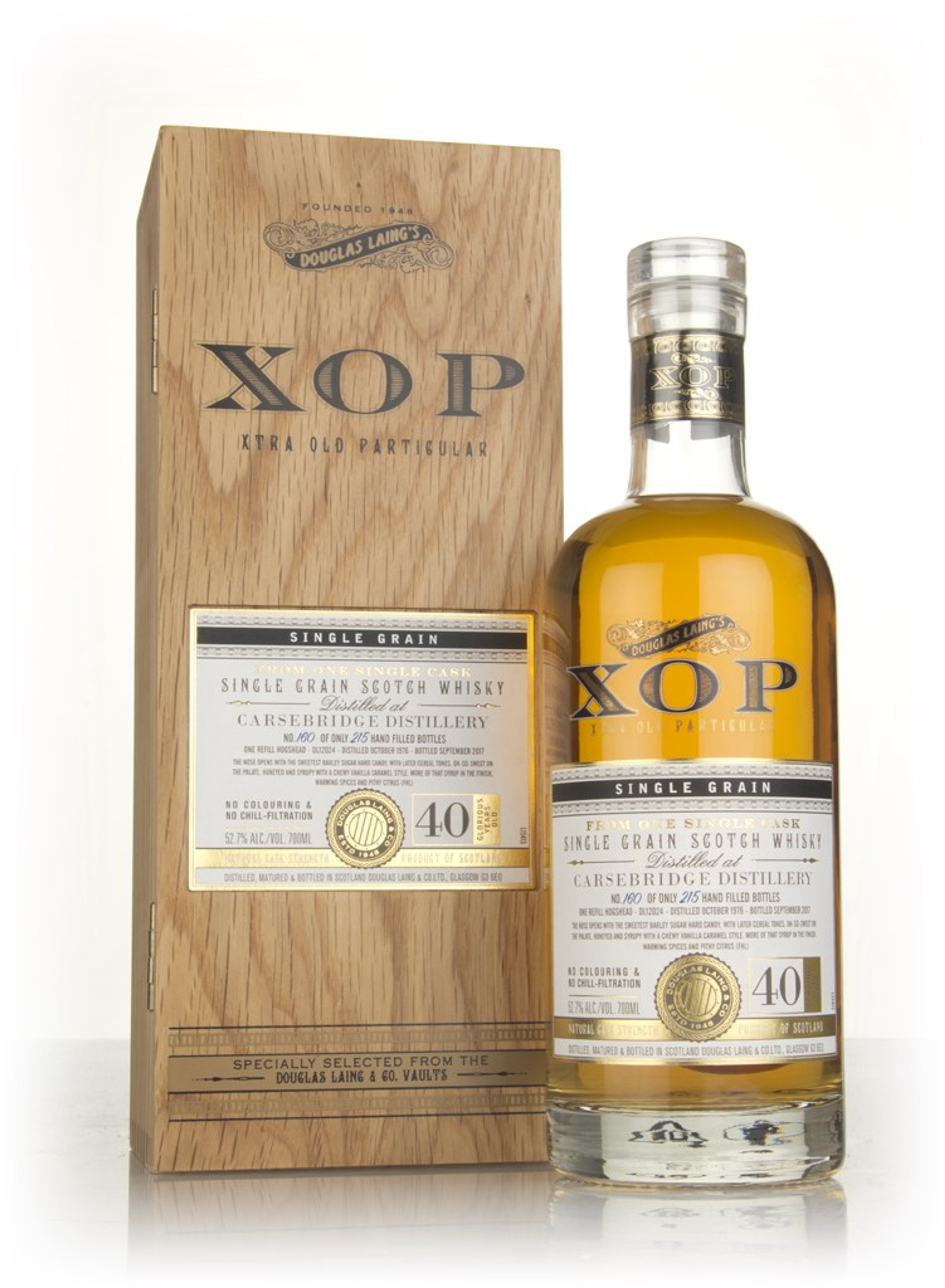 Carsebridge 40 Year Old 1976 (cask 12024) - Xtra Old Particular (Douglas Laing) 70cl