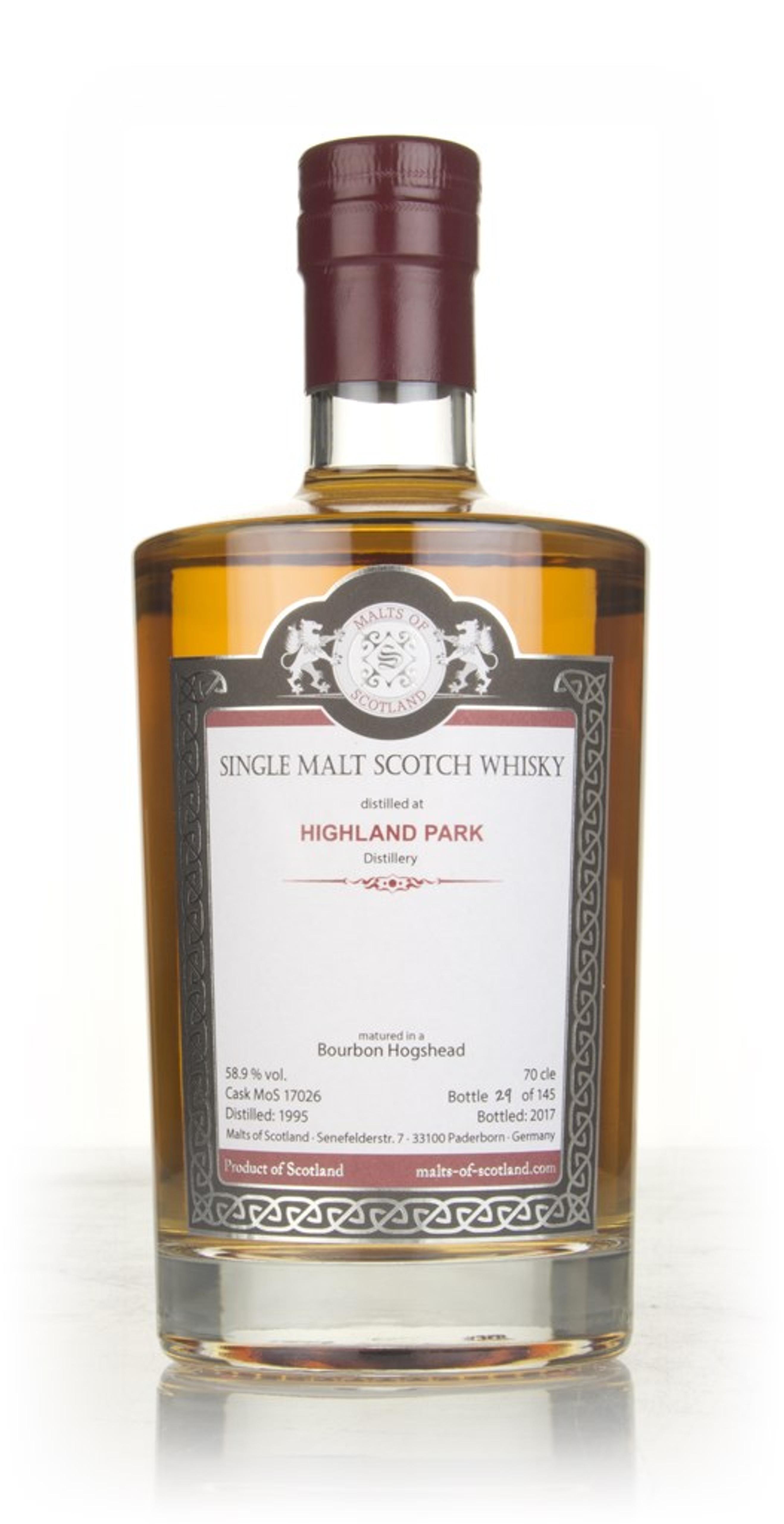 Highland Park 1995 (bottled 2017) (cask 17026) - Malts of Scotland 70cl