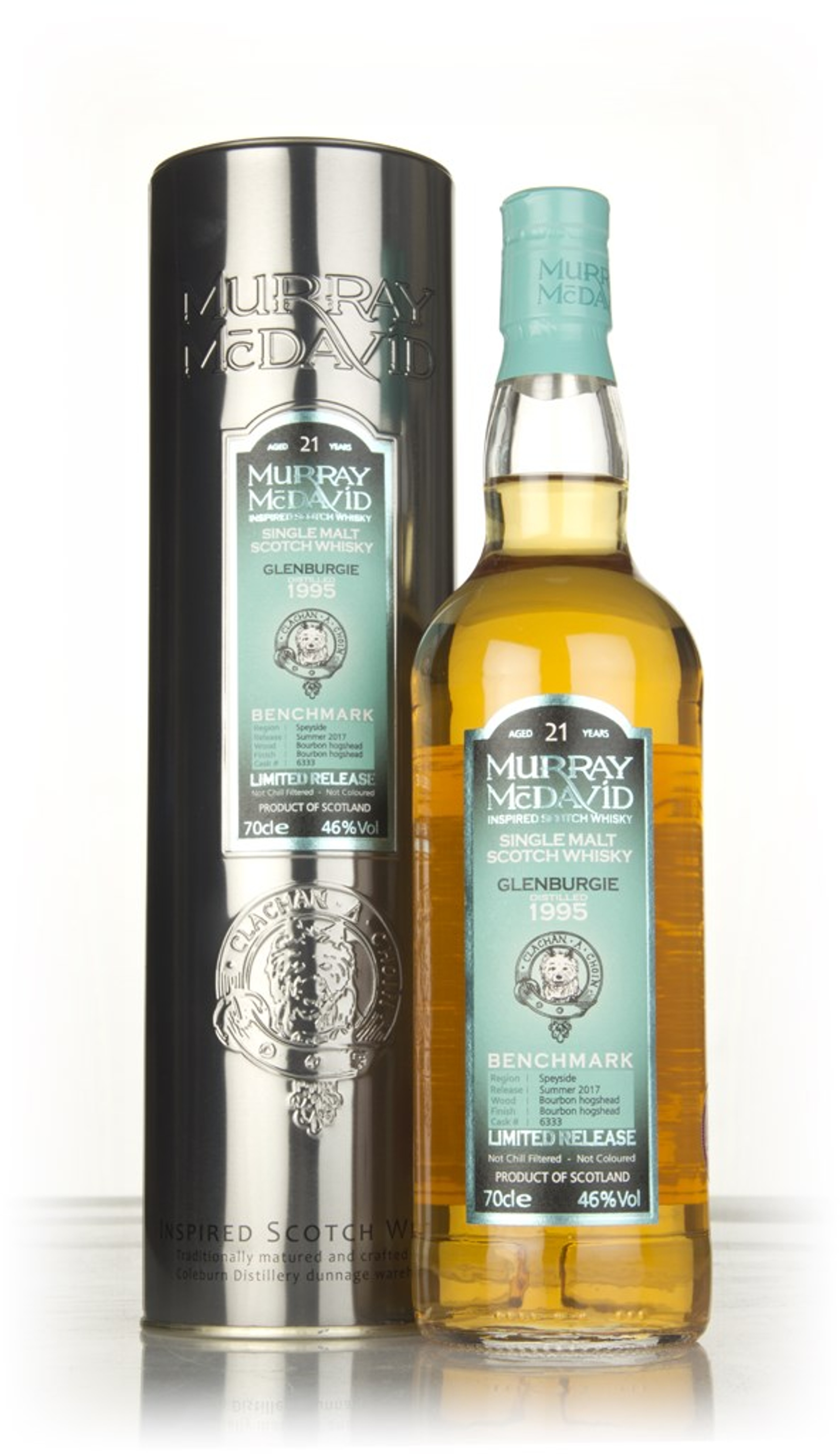 Glenburgie 21 Year Old 1995 (cask 6333) - Benchmark (Murray McDavid) 70cl
