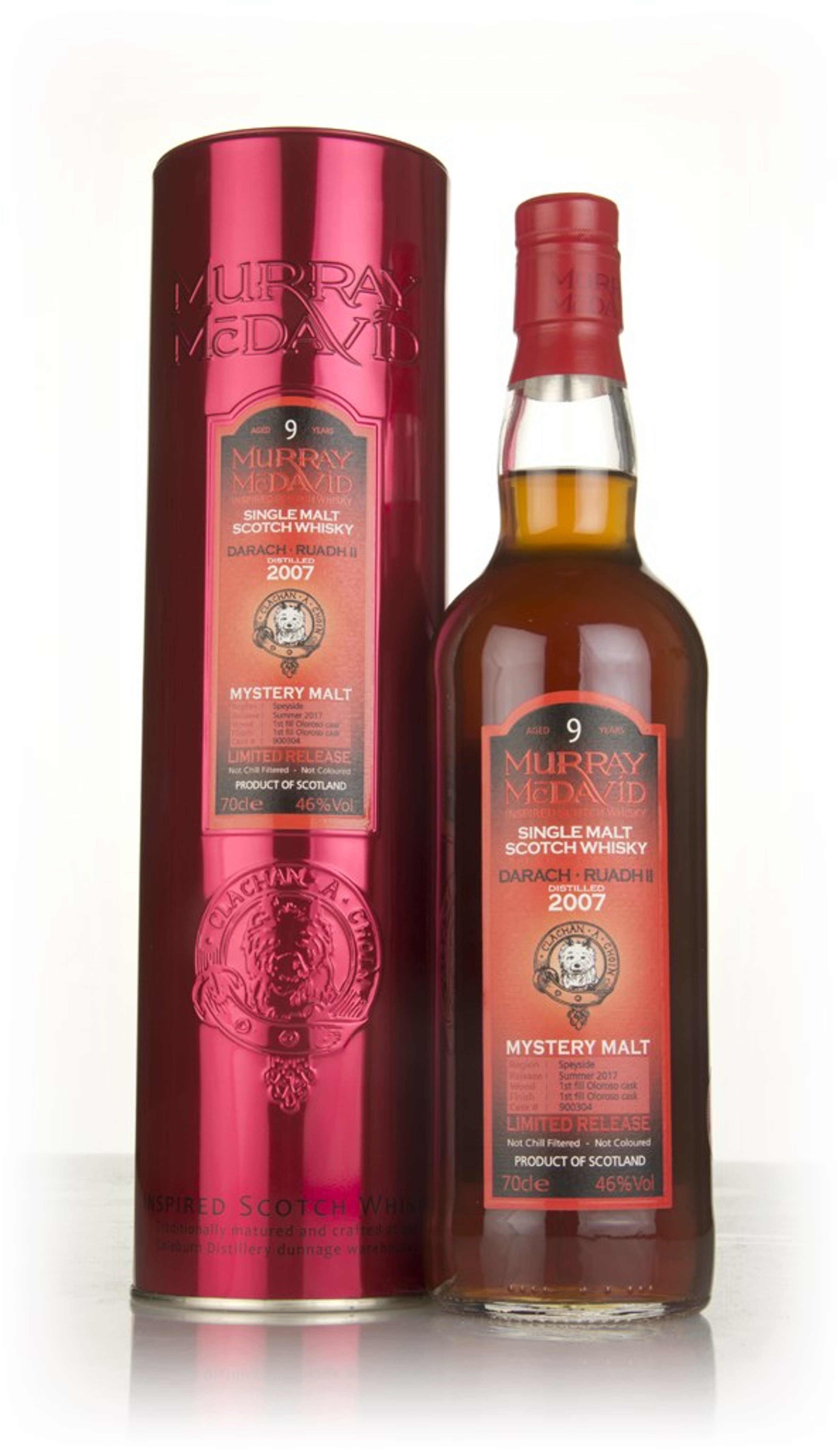 Darach-Ruadh II 9 Year Old 2007 (cask 900304) - Mystery Malt (Murray McDavid) 70cl