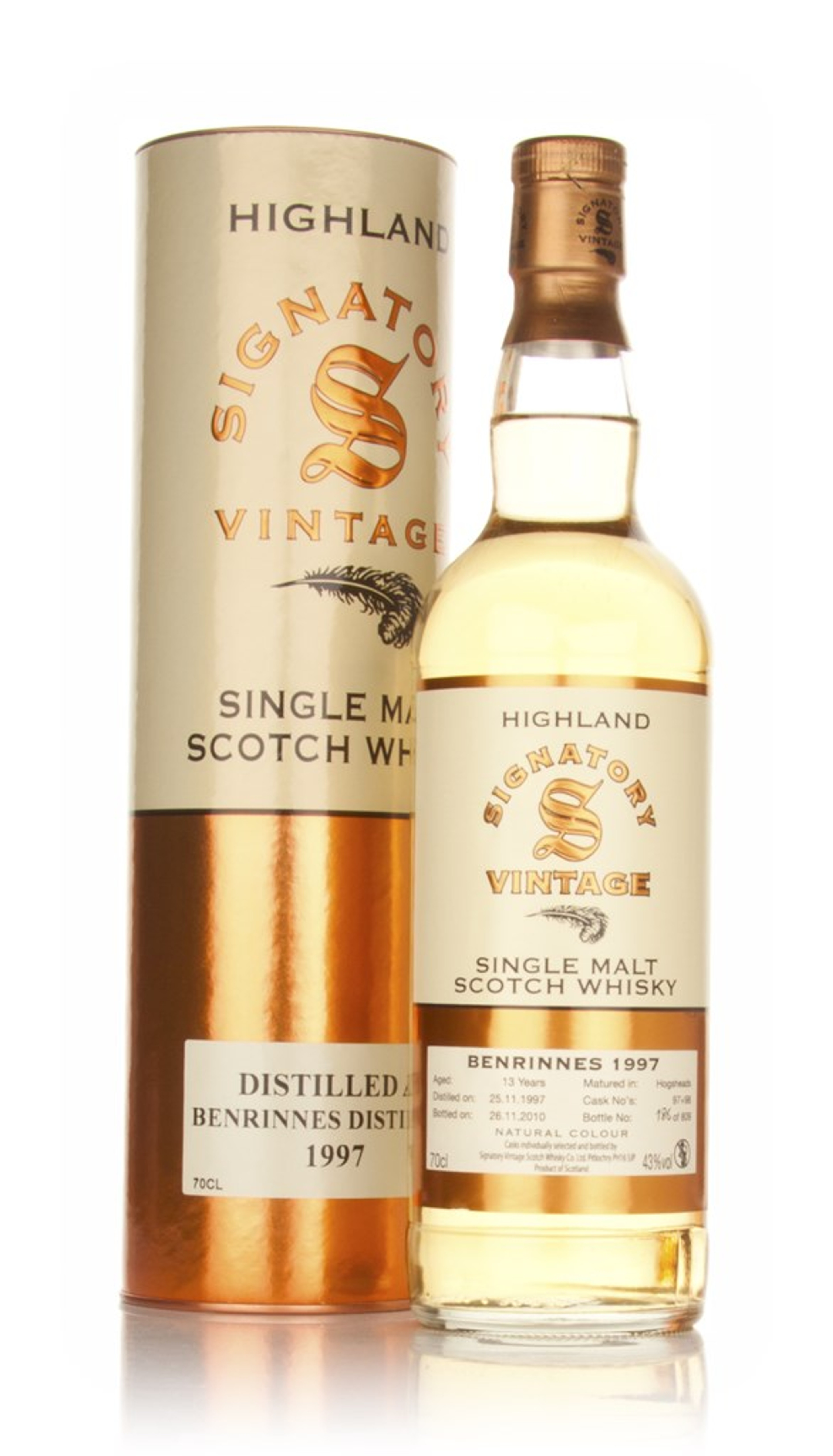Benrinnes 13 Year Old 1997 (Signatory) 70cl