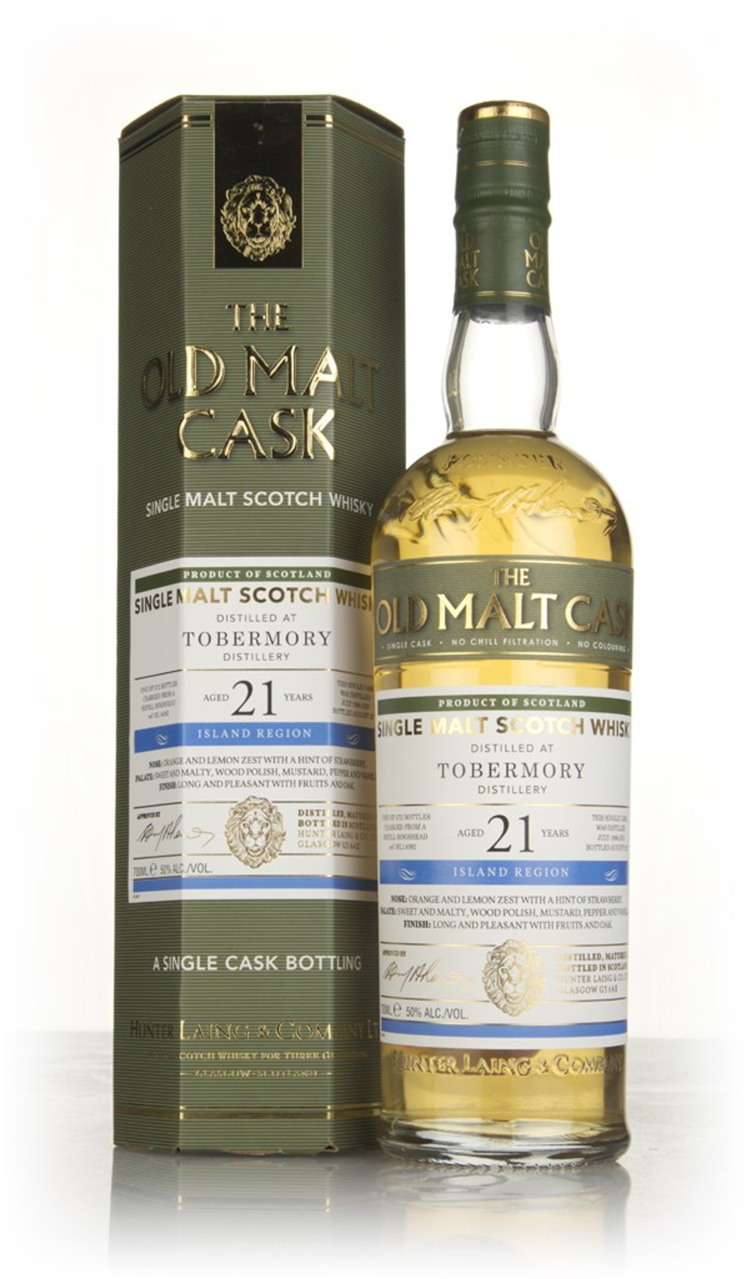 Tobermory 21 Year Old 1996 (cask 14082) - Old Malt Cask (Hunter Laing) 70cl