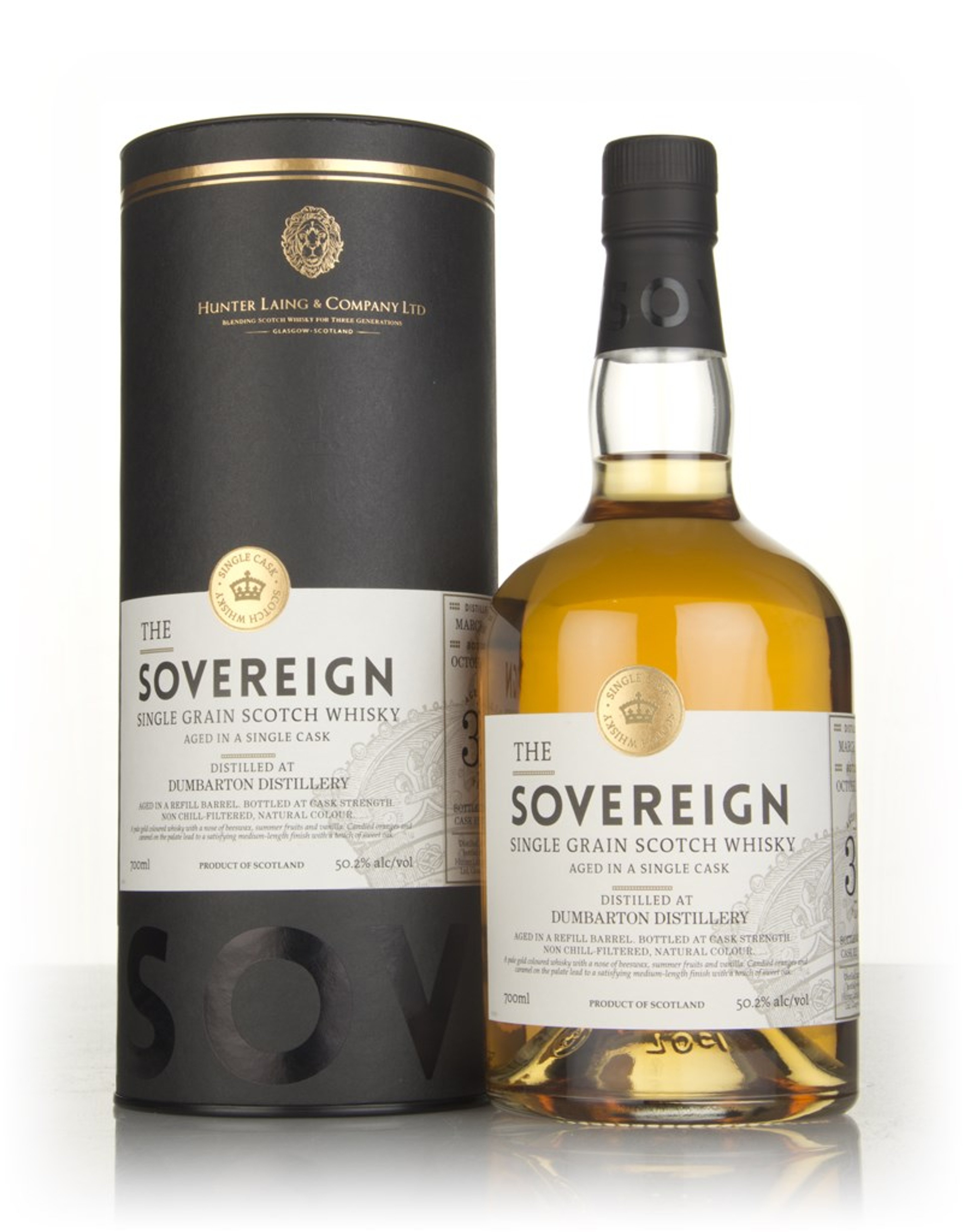 Dumbarton 30 Year Old 1987 (cask 14327) - The Sovereign (Hunter Laing) 70cl