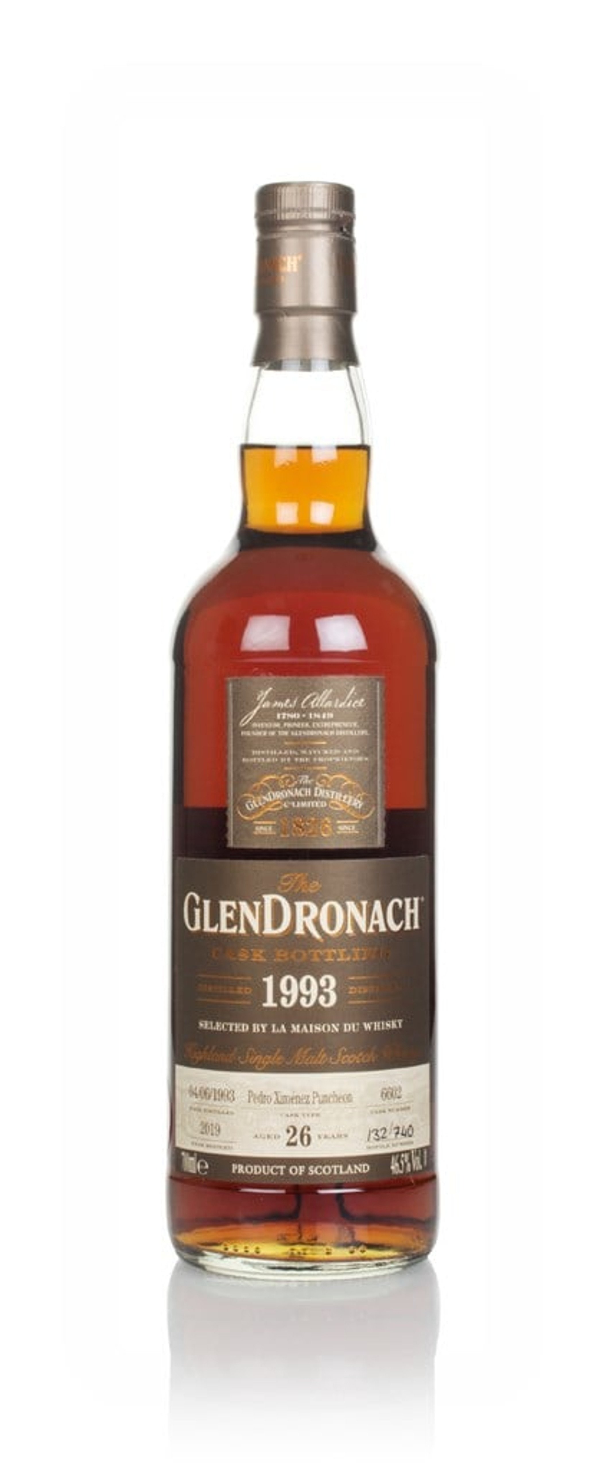 The GlenDronach 26 Year Old 1993 (cask 6602) (La Maison du Whisky) 70cl