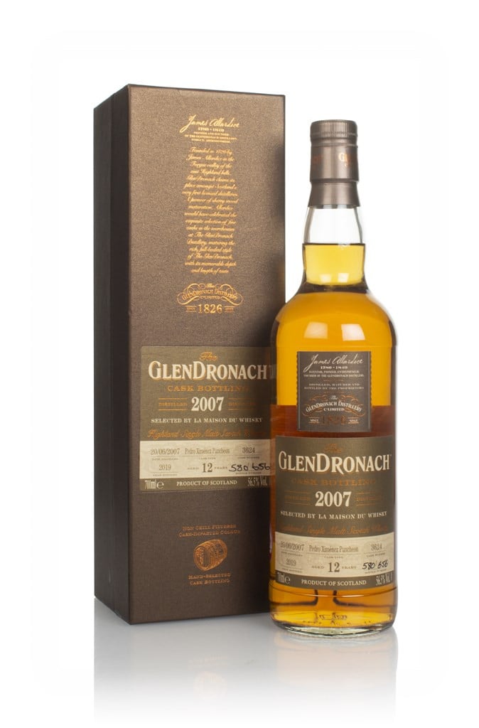 The GlenDronach 12 Year Old 2007 (cask 3624) - PX Sherry Puncheon 70cl