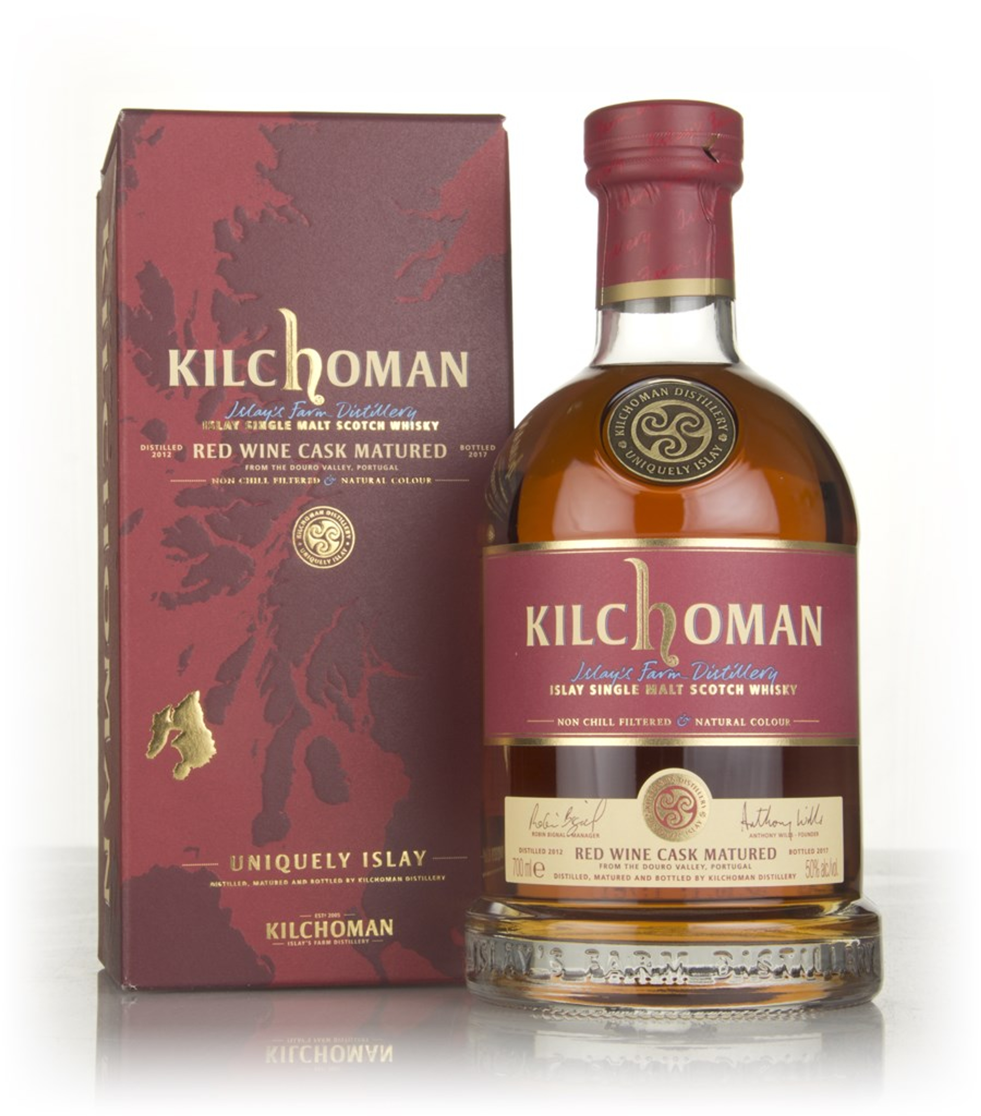 Kilchoman Red Wine Cask Matured 2012 (bottled 2017) 70cl