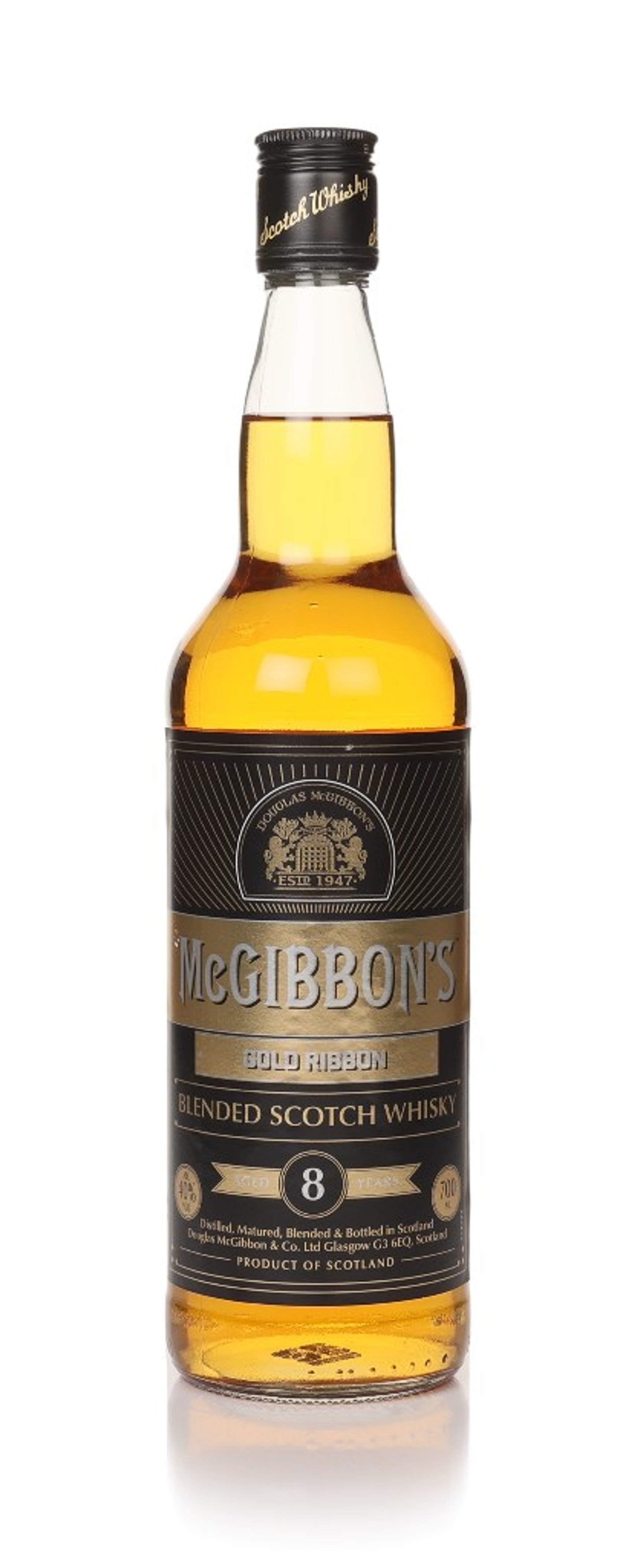 McGibbon's 8 Year Old Gold Ribbon 70cl