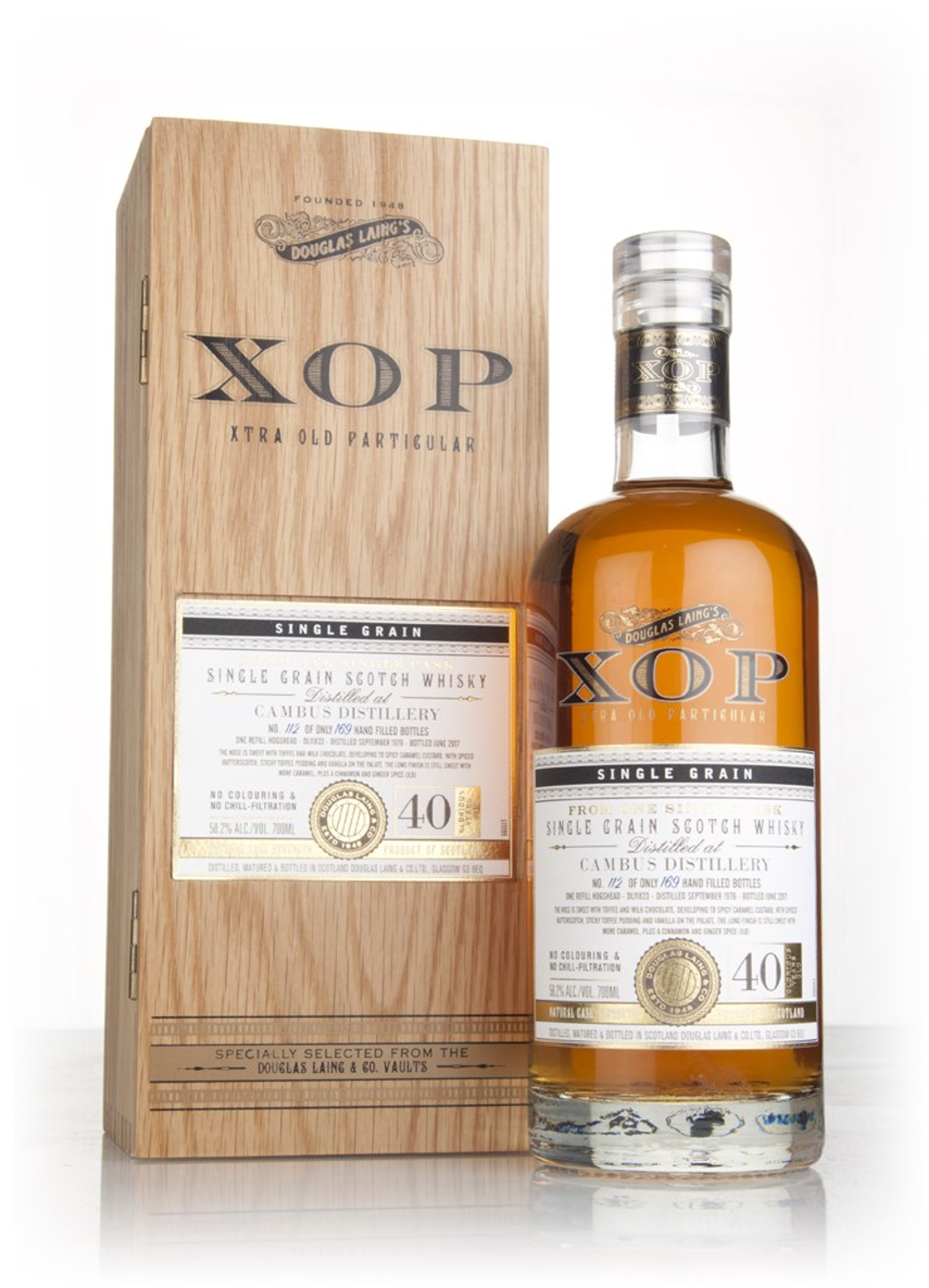 Cambus 40 Year Old 1976 (cask 11833) - Xtra Old Particular (Douglas Laing) 70cl