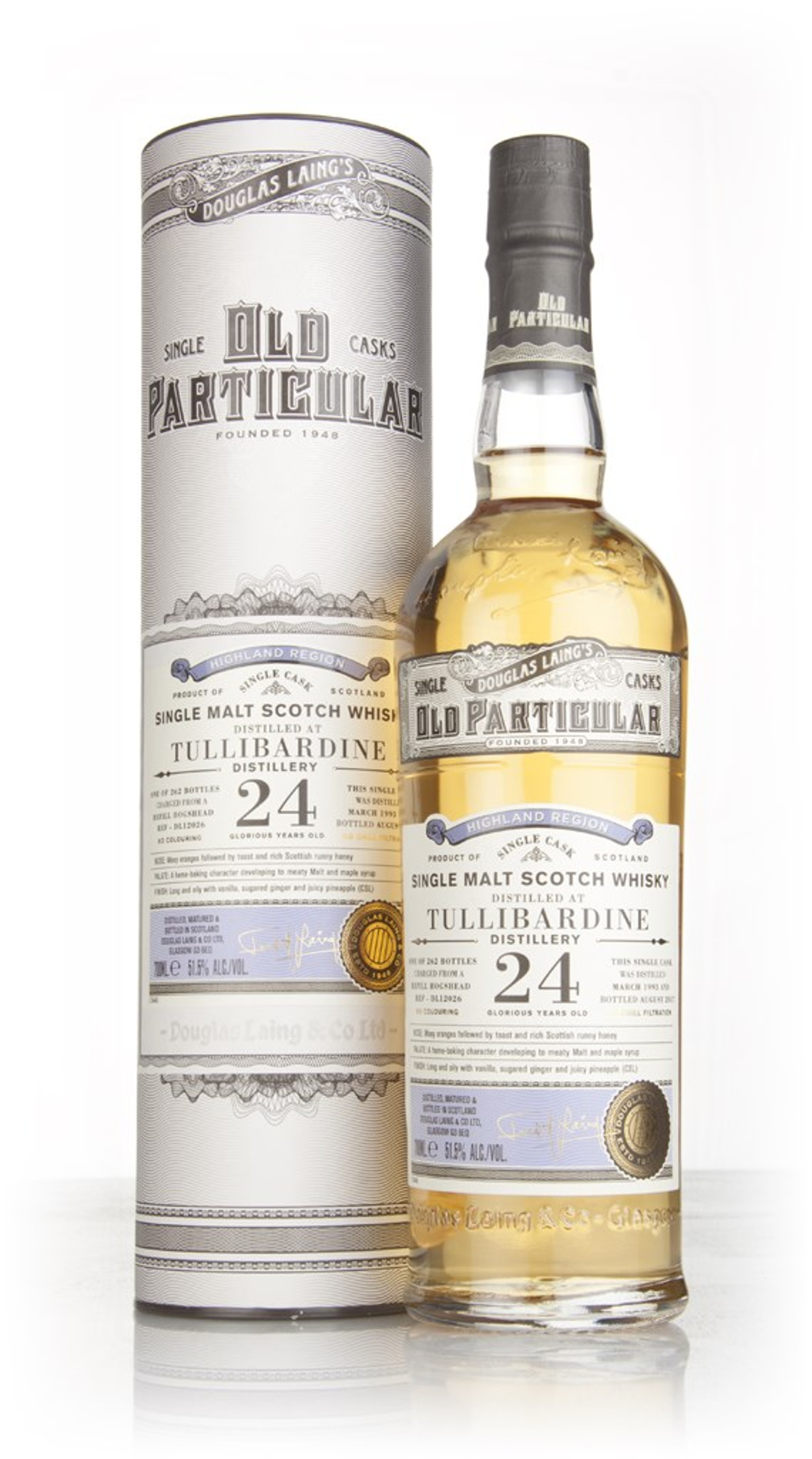 Tullibardine 24 Year Old 1993 (cask 12026) - Old Particular (Douglas Laing) 70cl