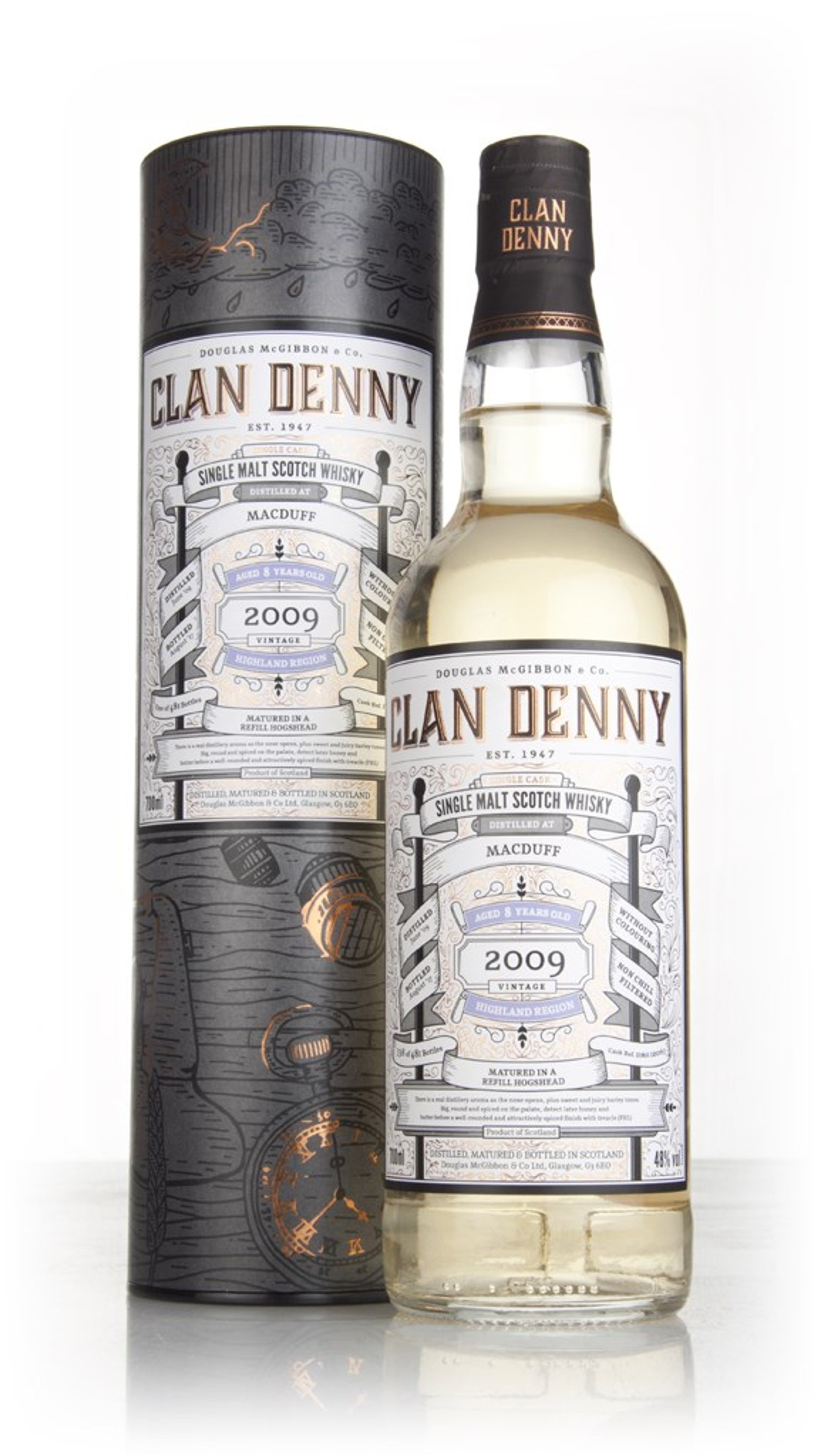 Macduff 8 Year Old 2009 (cask 12067) - Clan Denny (Douglas Laing) 70cl