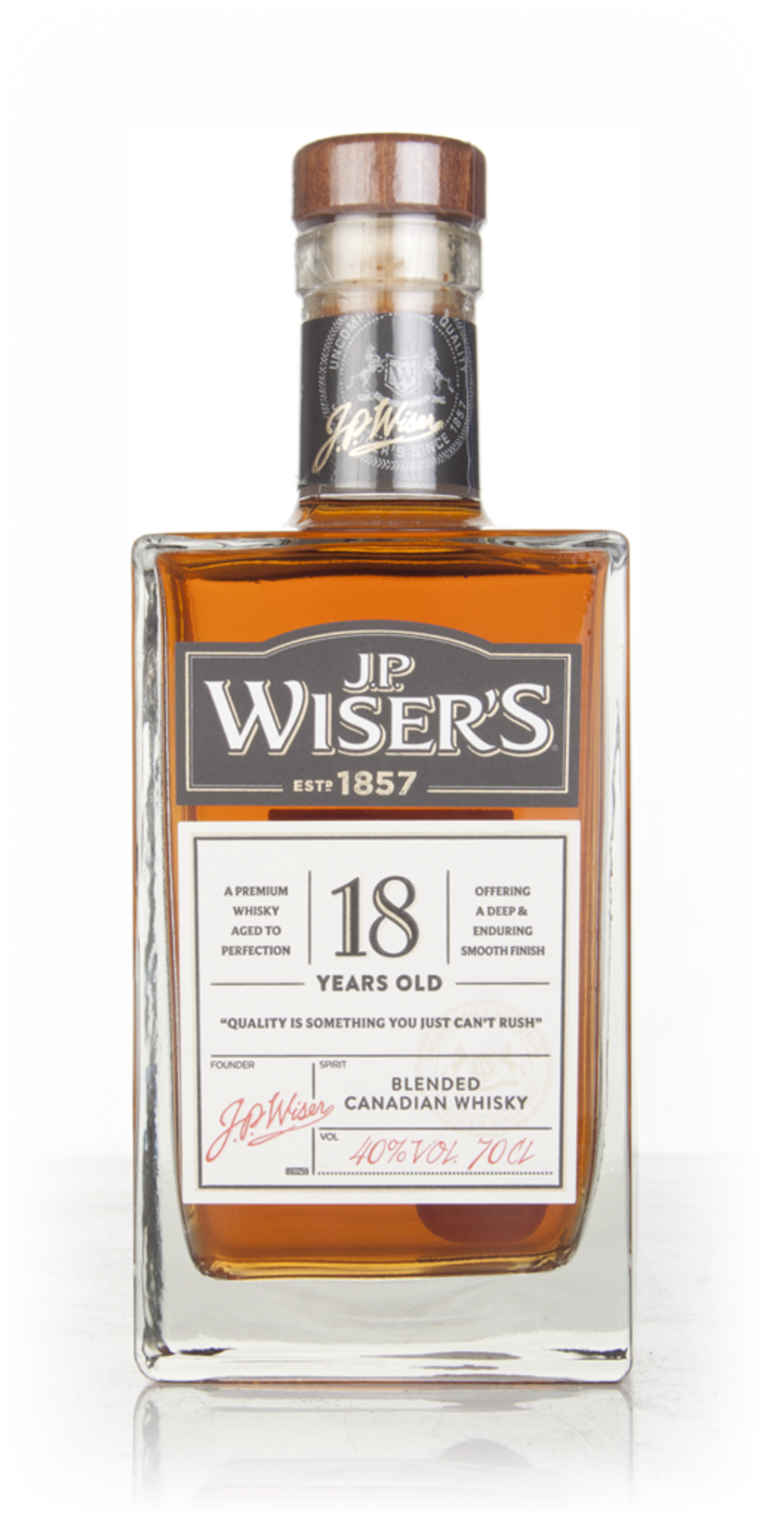 Wiser's 18 Year Old 70cl Whisky Master Of Malt
