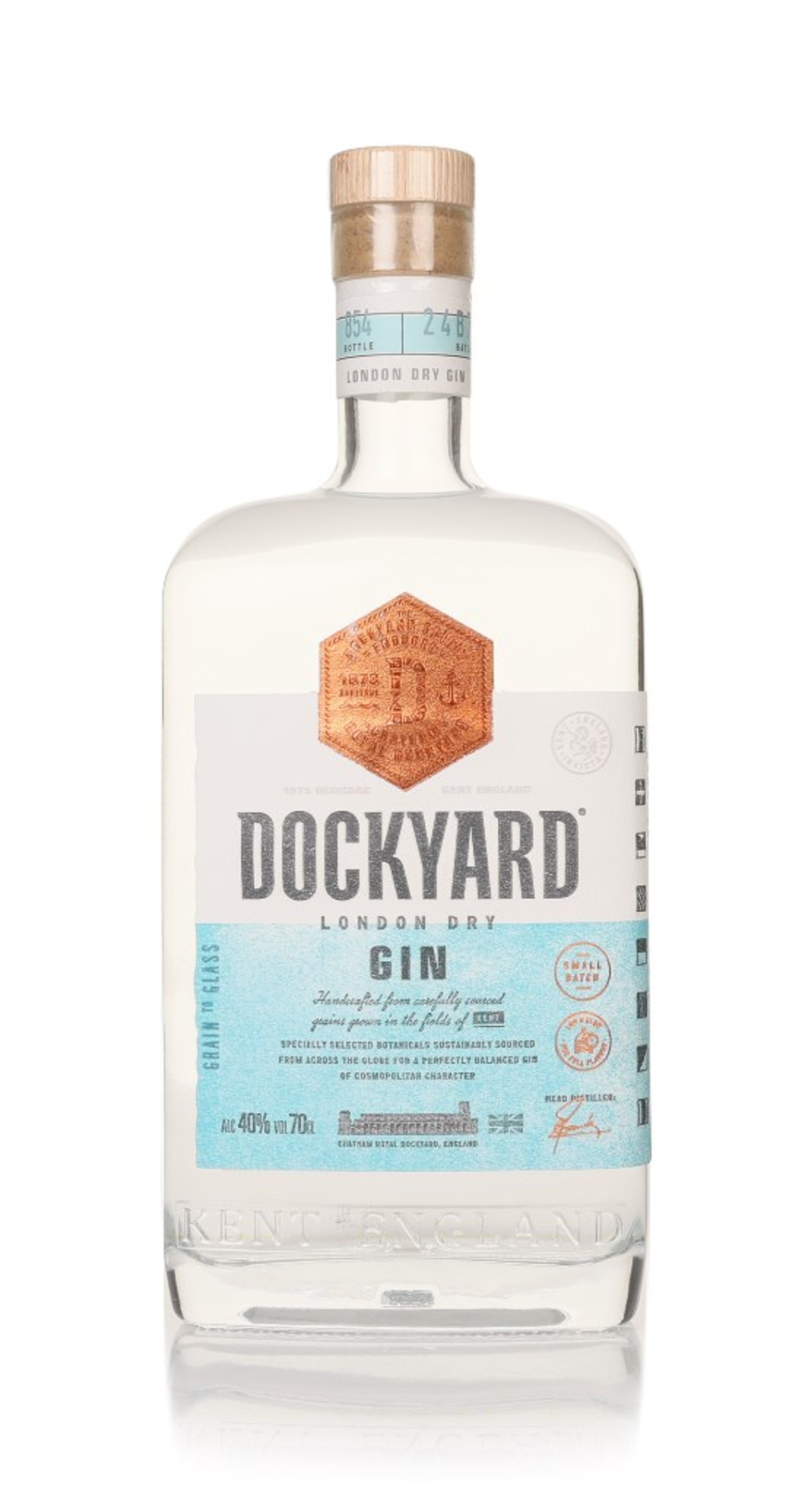 Copper Rivet Dockyard Gin 70cl