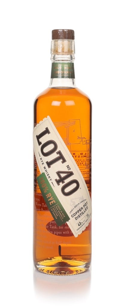 Lot 40 Rye Whisky 70cl