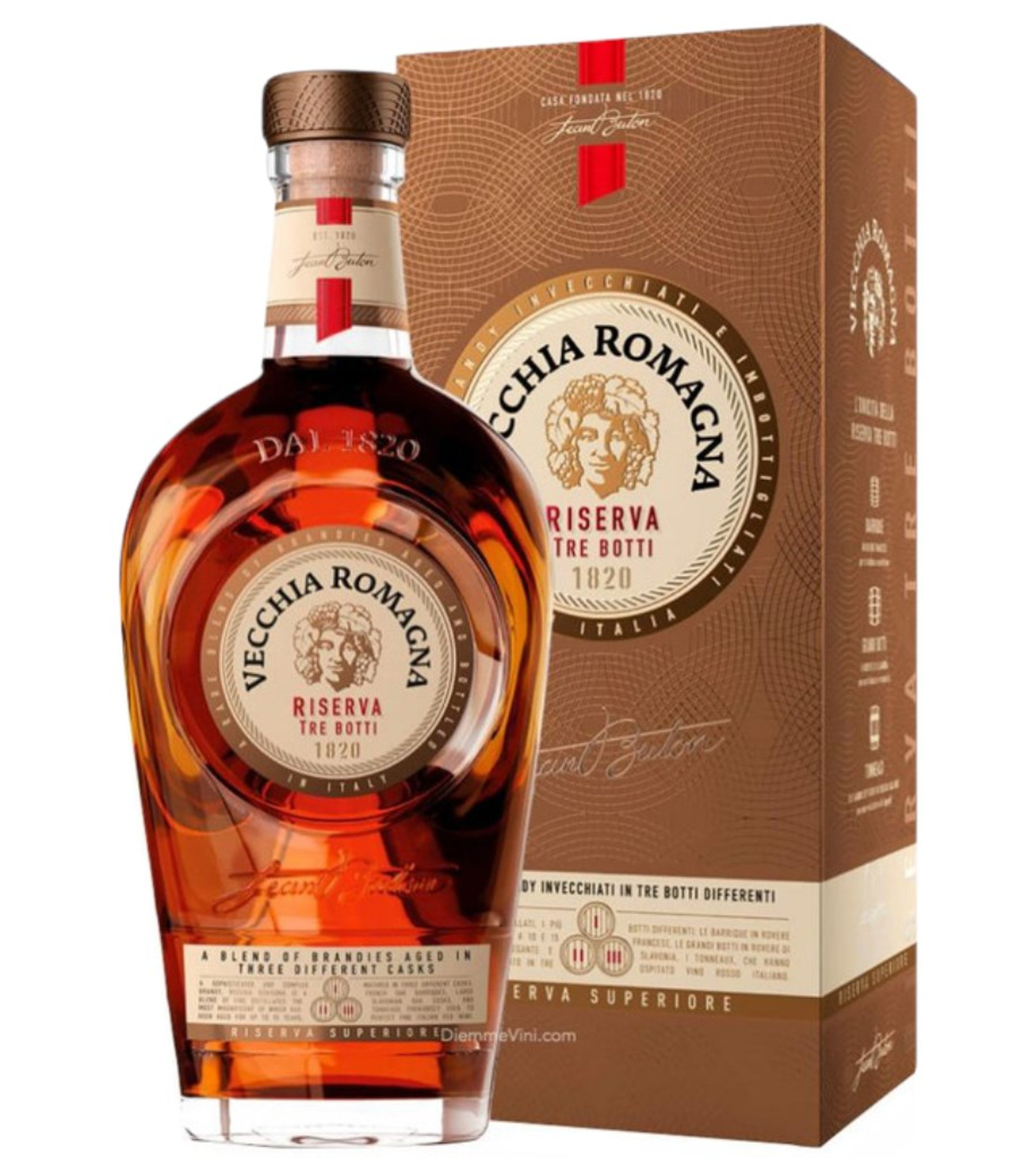 Vecchia Romagna Riserva Tre Botti 70cl