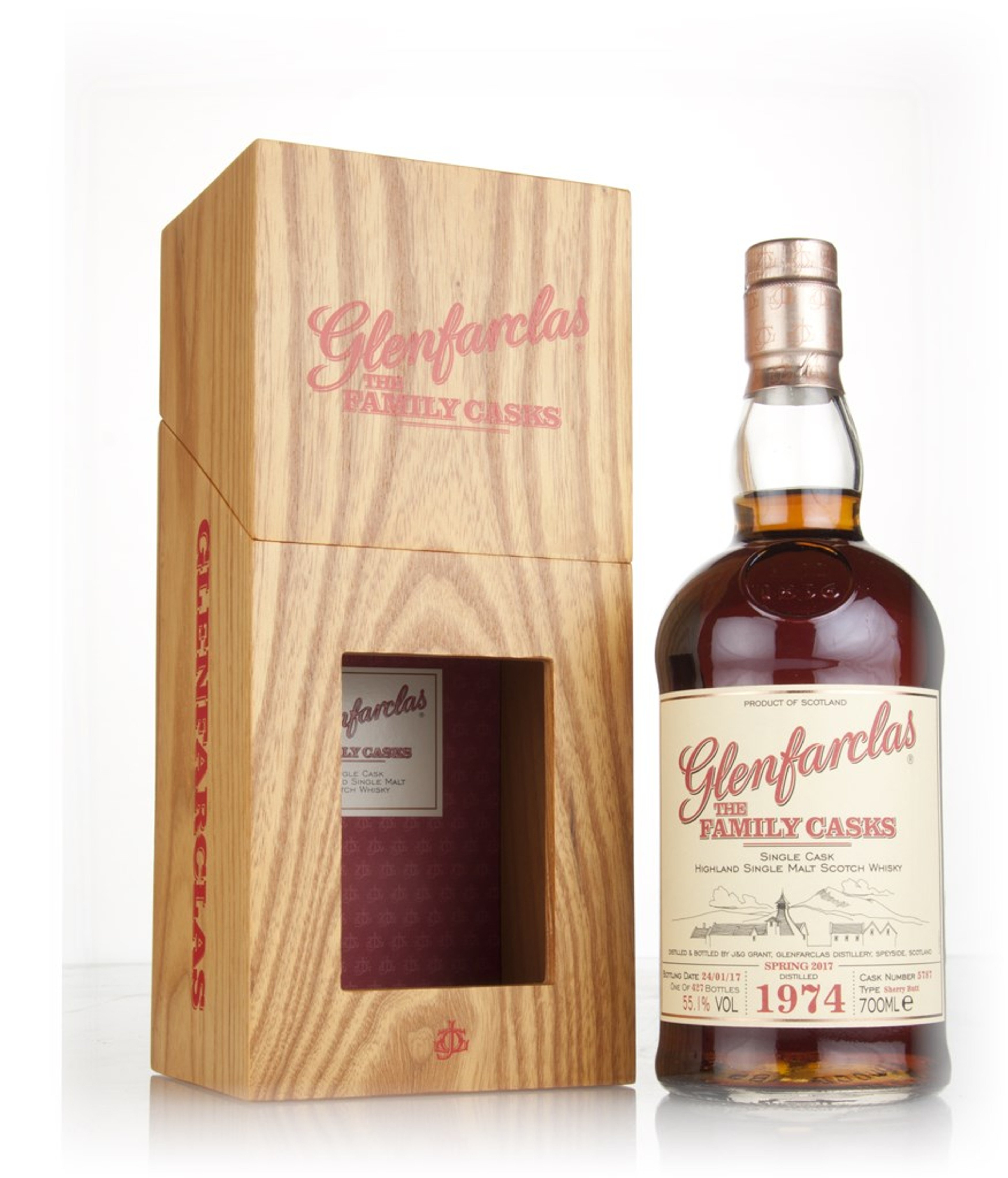 Glenfarclas 1974 (cask 5787) Family Cask Spring 2017 Release 70cl