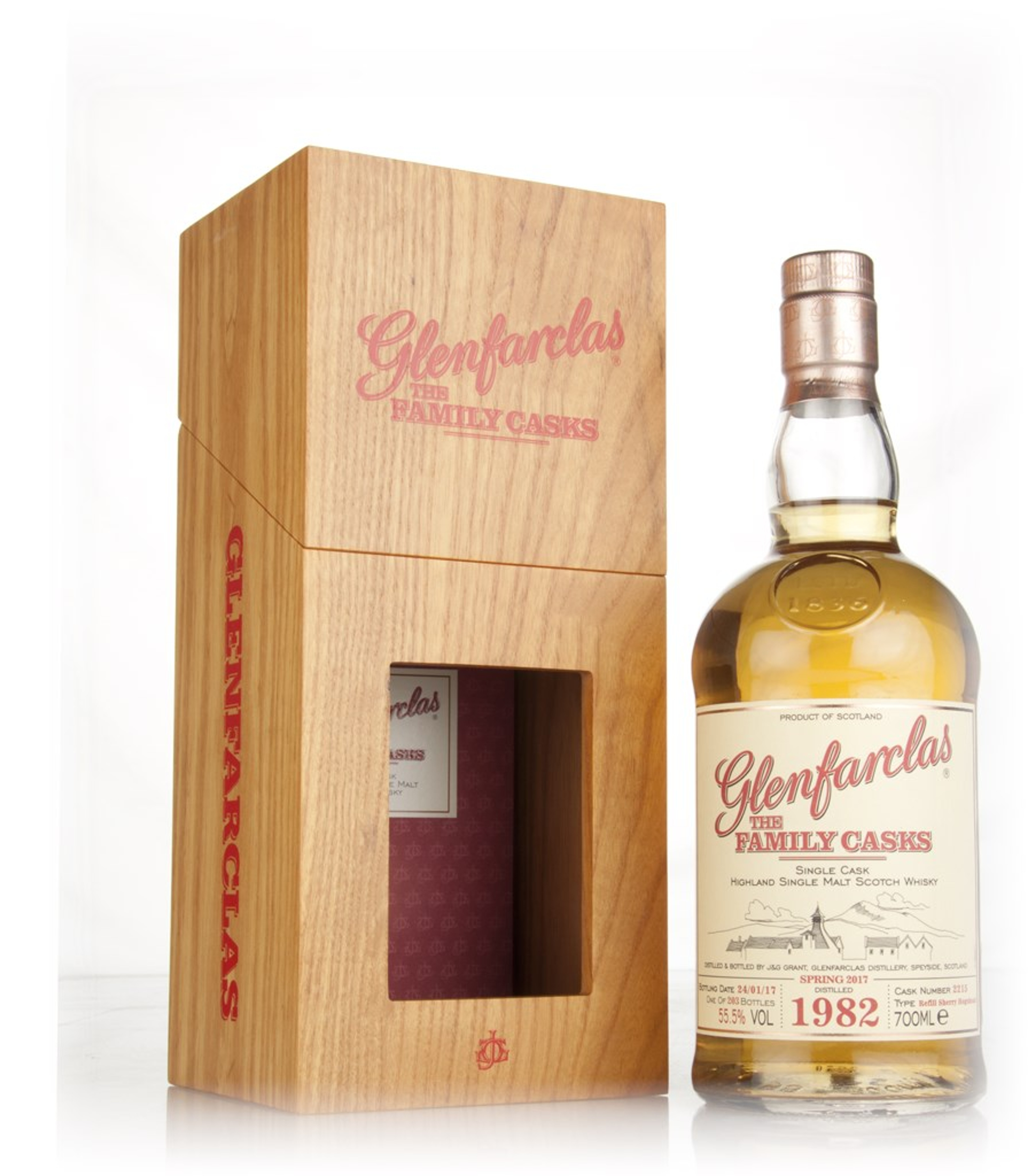 Glenfarclas 1982 (cask 2215) Family Cask Spring 2017 Release 70cl