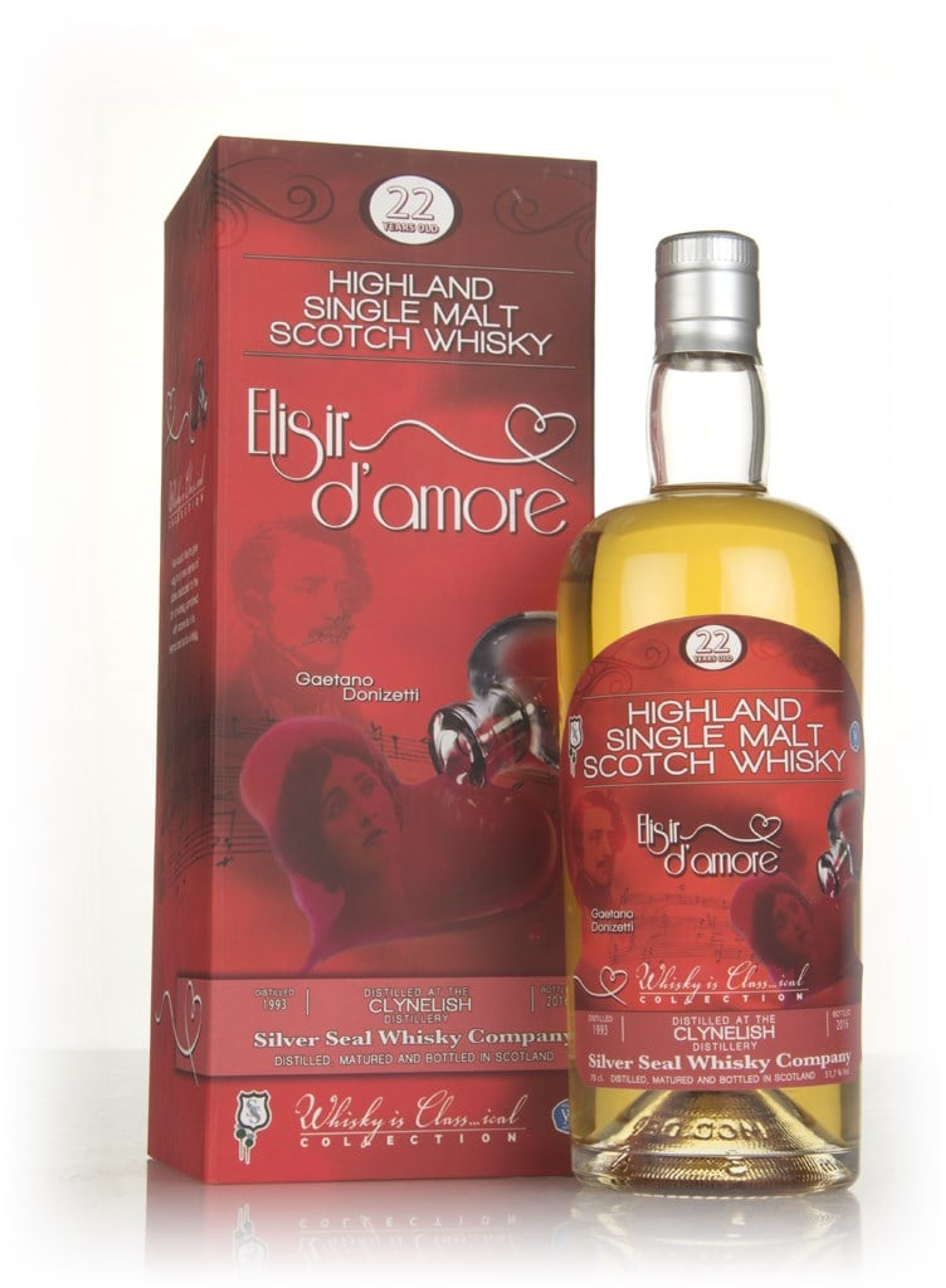 Clynelish 22 Year Old 1993 - Whisky is Class...ical (Silver Seal) 70cl