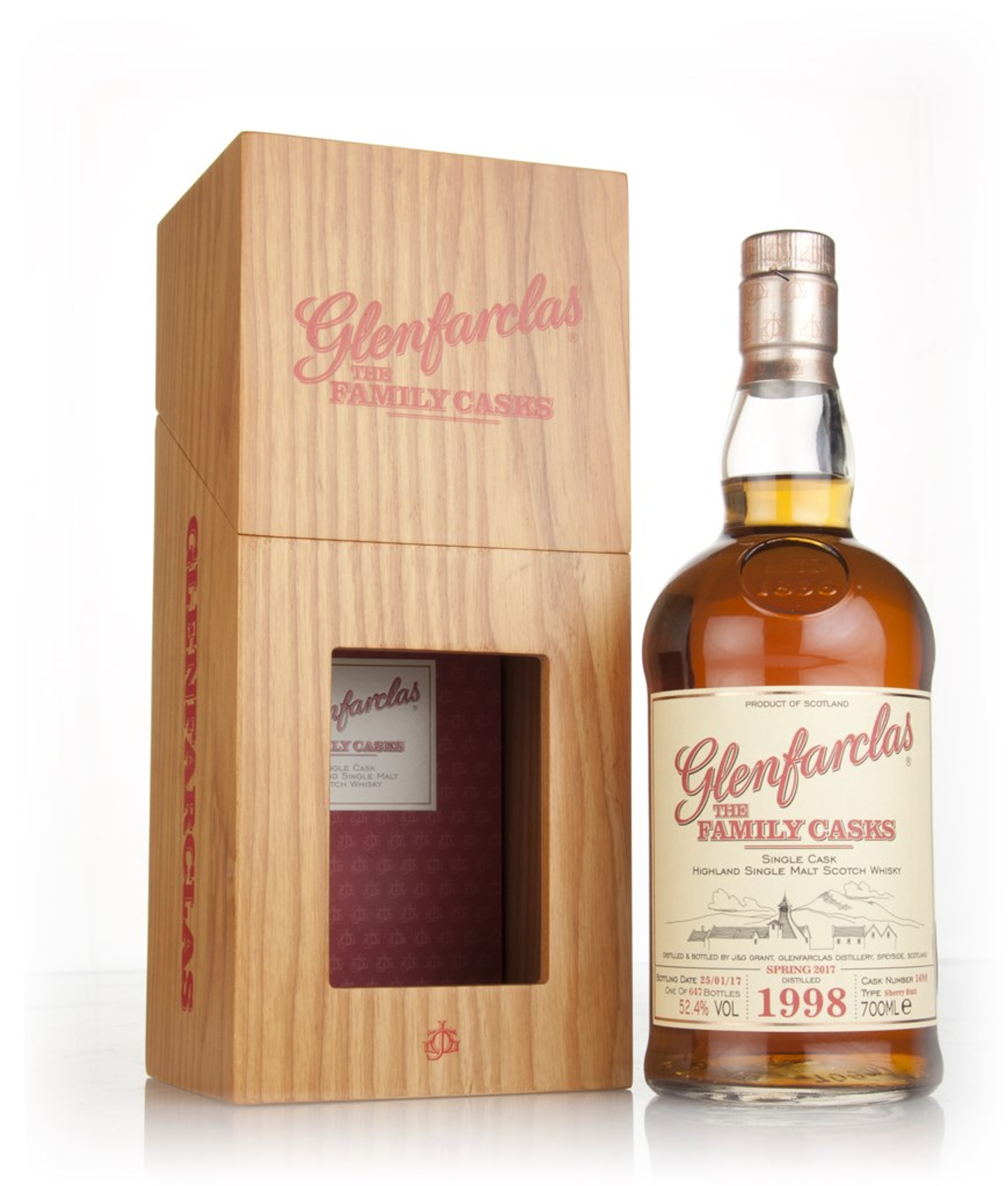 Glenfarclas 1998 (cask 1698) Family Cask Spring 2017 Release 70cl