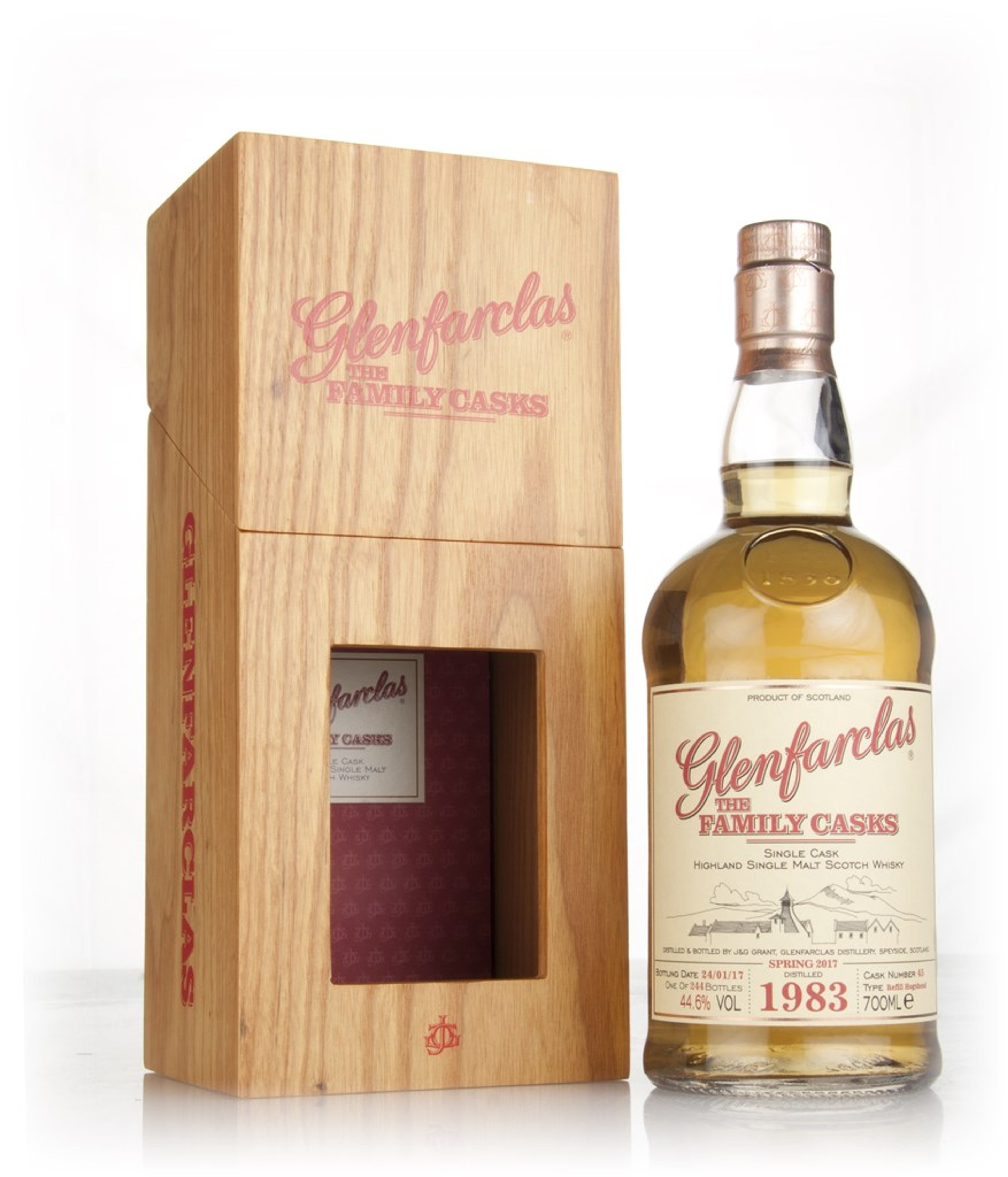 Glenfarclas 1983 (cask 45) Family Cask Spring 2017 Release 70cl