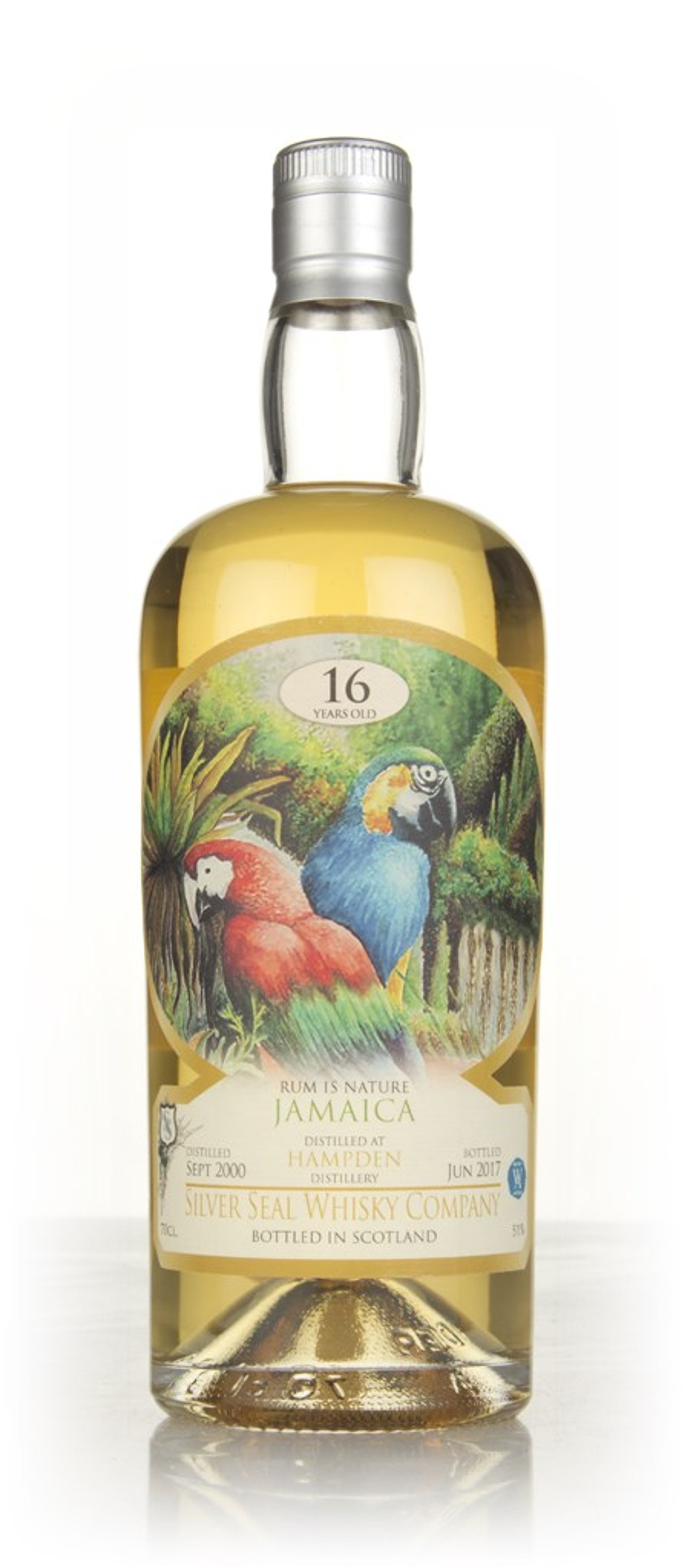 Hampden 16 Year Old 2000 - Rum is Nature (Silver Seal) 70cl