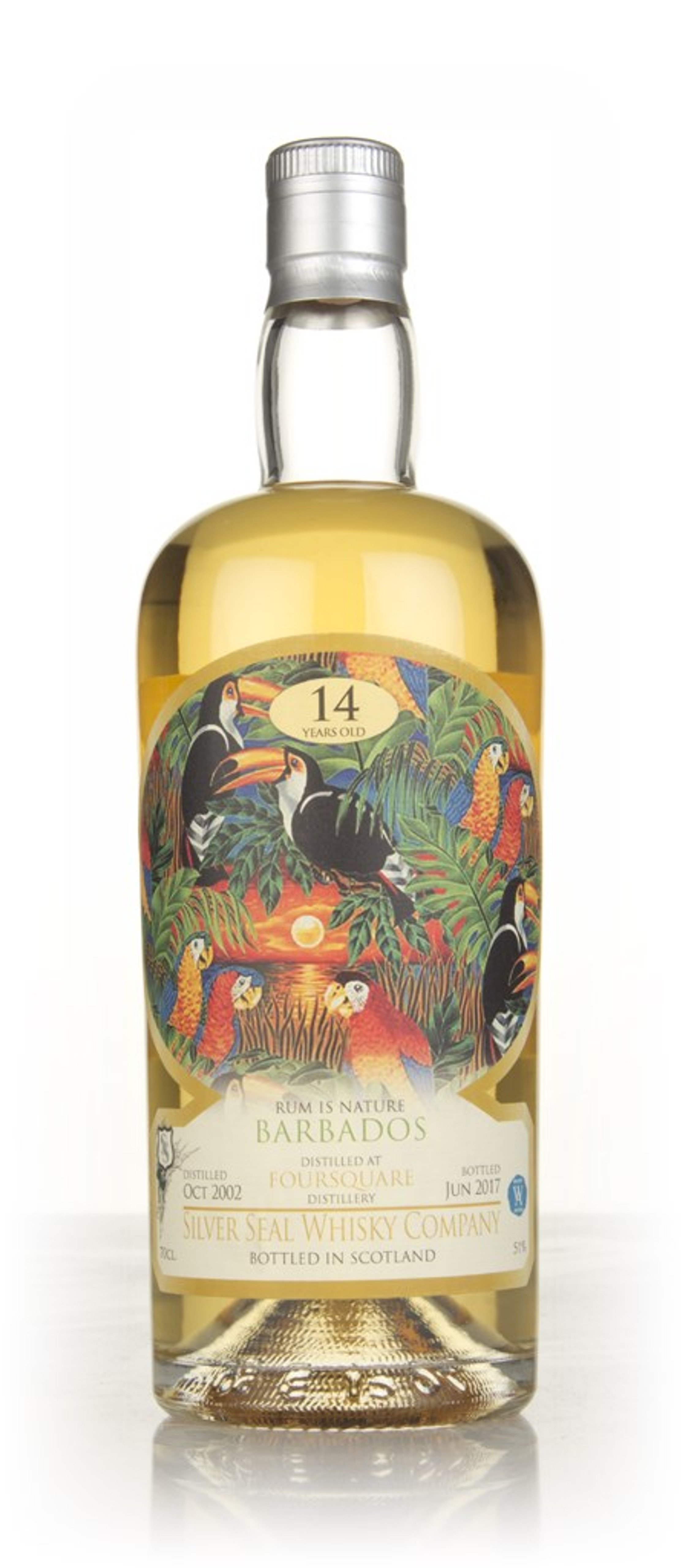 Foursquare 14 Year Old 2002 - Rum is Nature (Silver Seal) 70cl