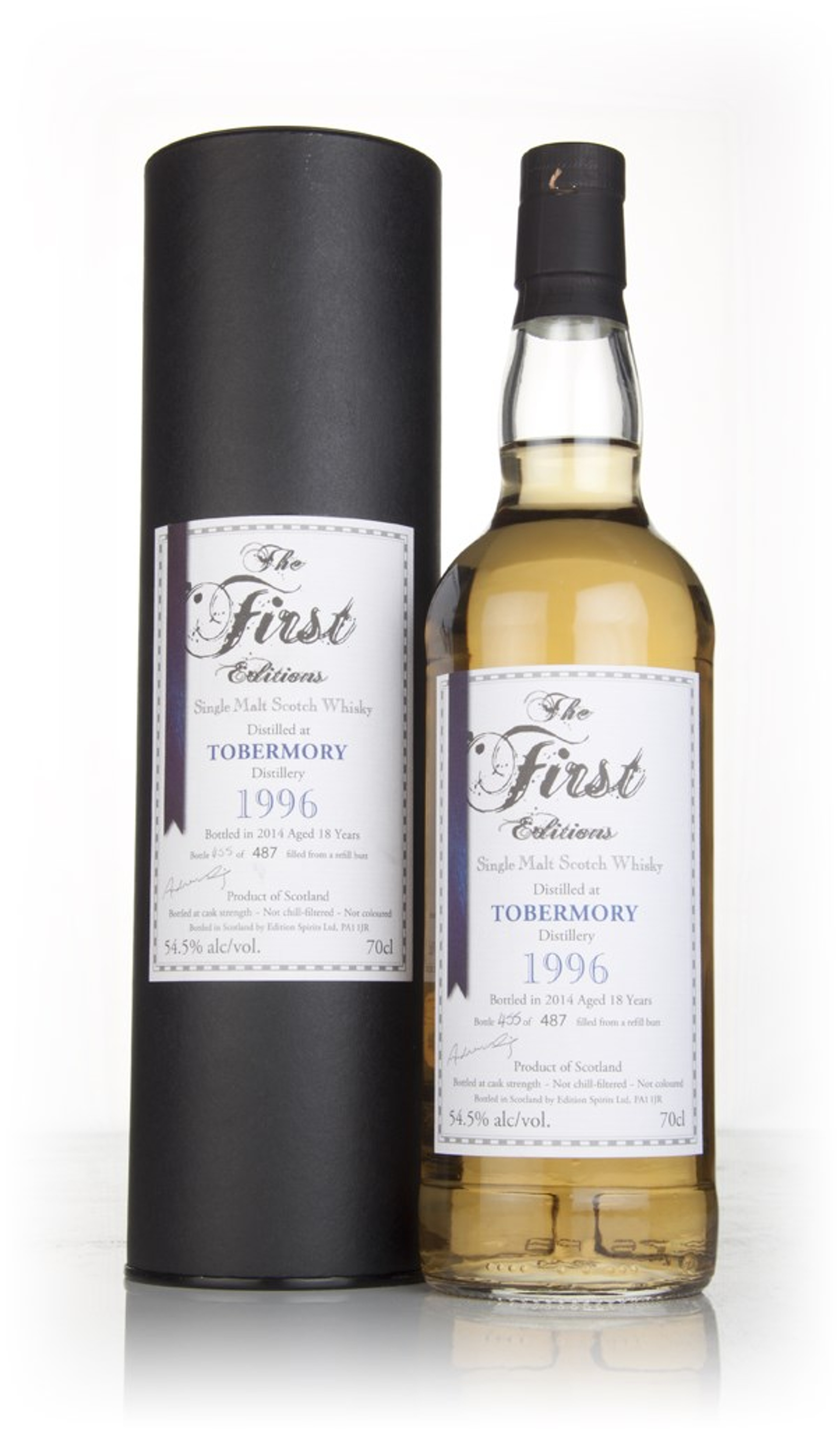 Tobermory 18 Year Old 1996 - The First Editions (Hunter Laing) 70cl
