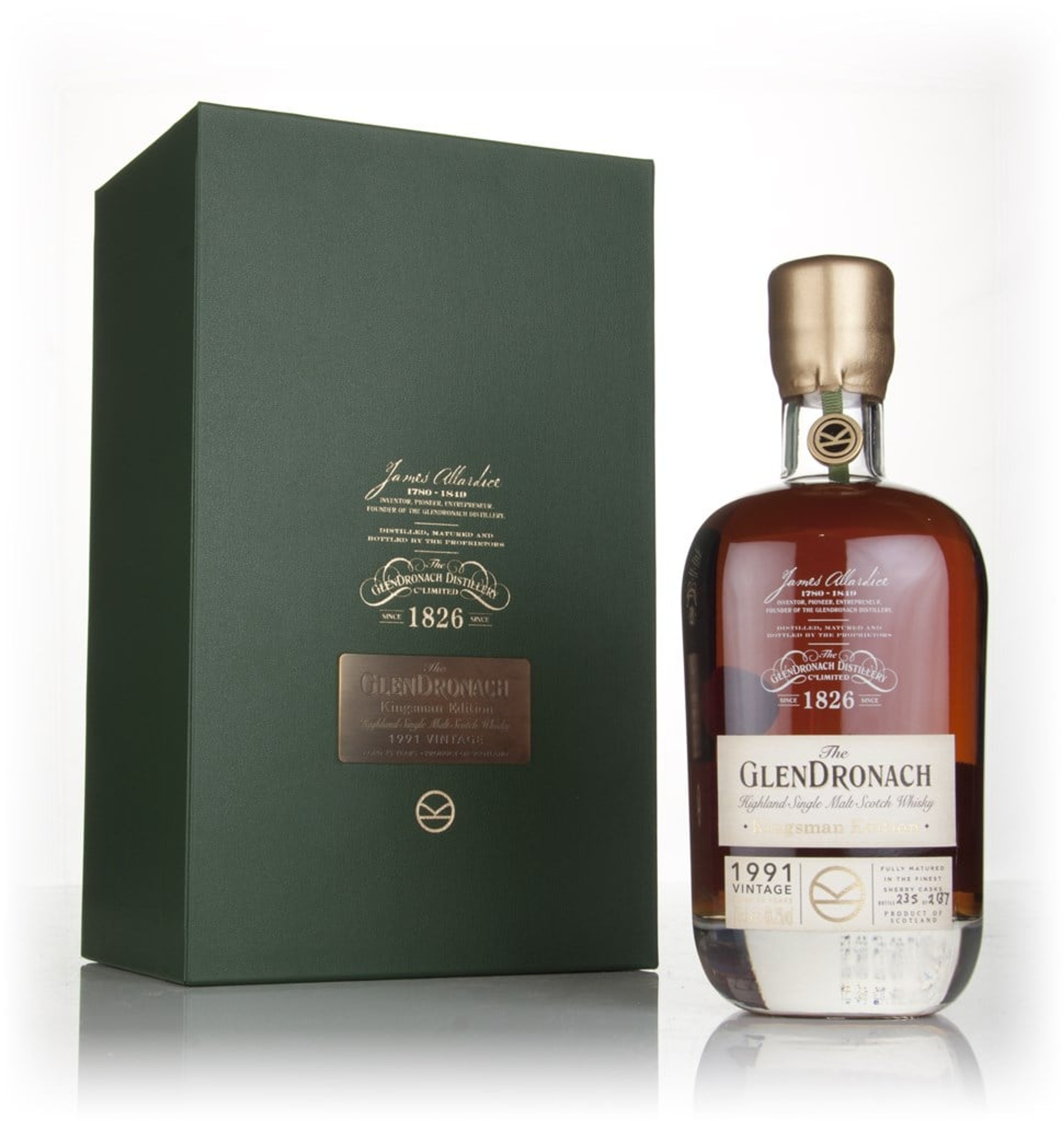 The GlenDronach 25 Year Old 1991 - Kingsman Edition 70cl