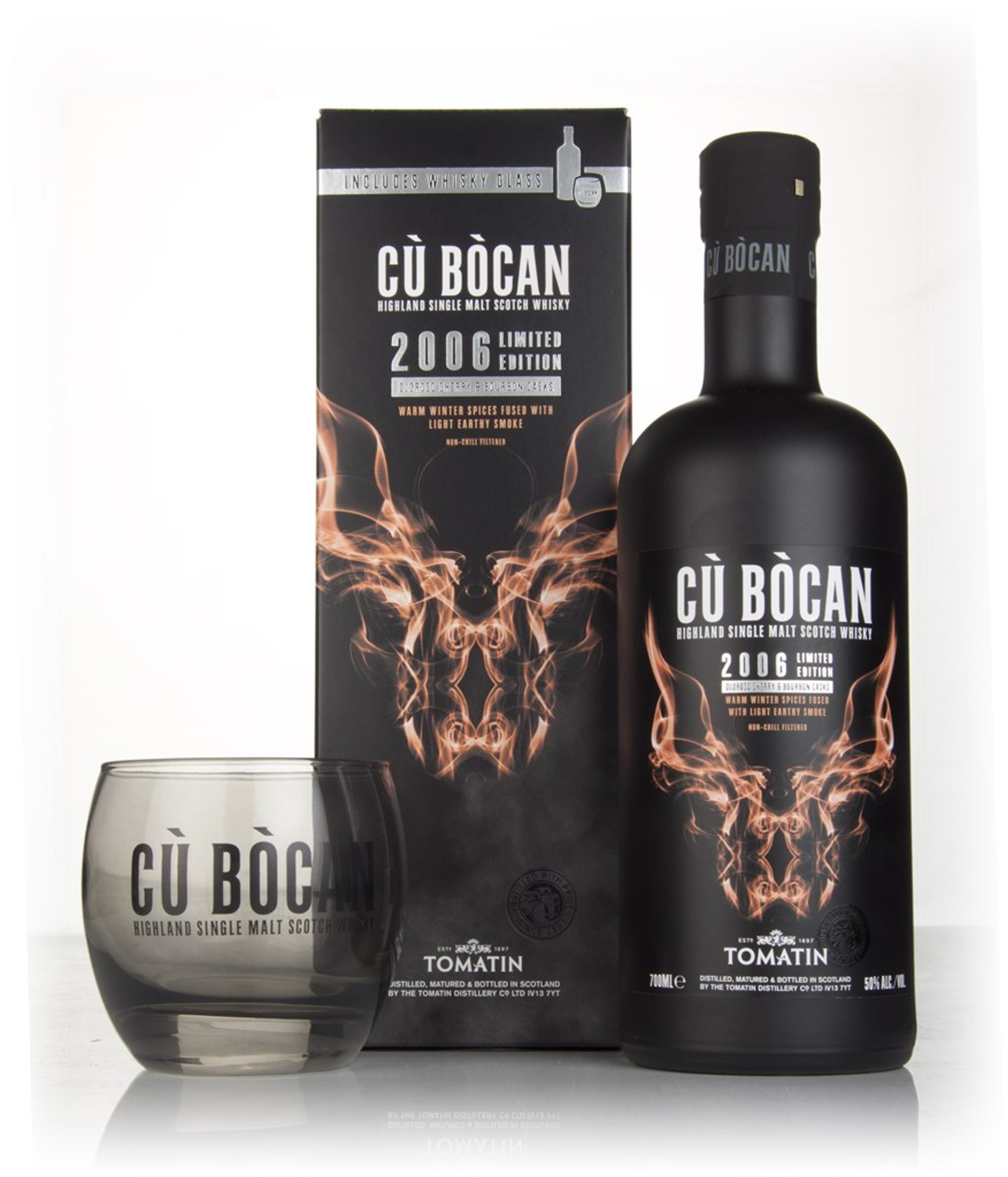 Tomatin Cù Bòcan 2006 Vintage Limited Edition with Glass 70cl