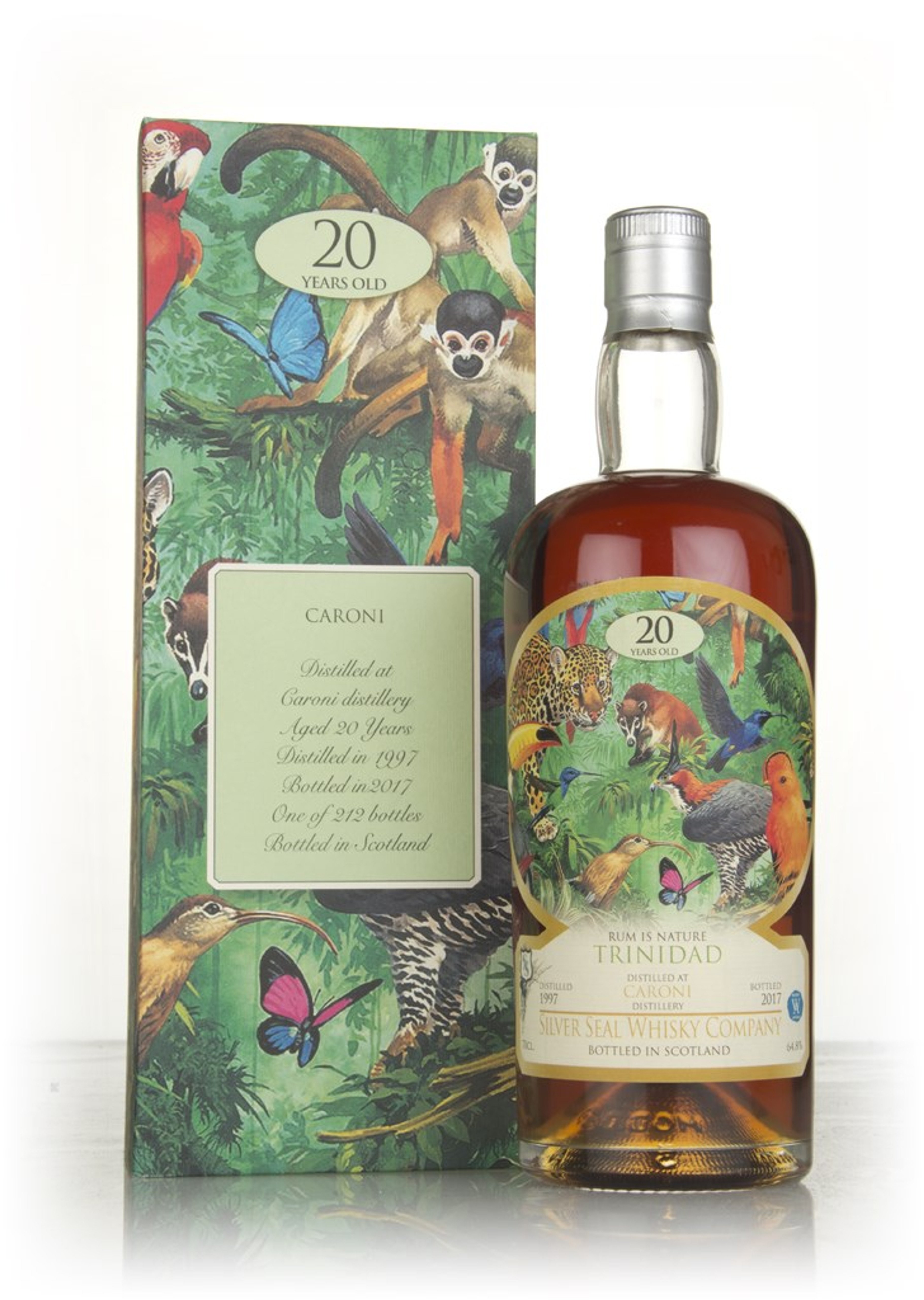 Caroni 20 Year Old 1997 - Rum is Nature (Silver Seal) 70cl