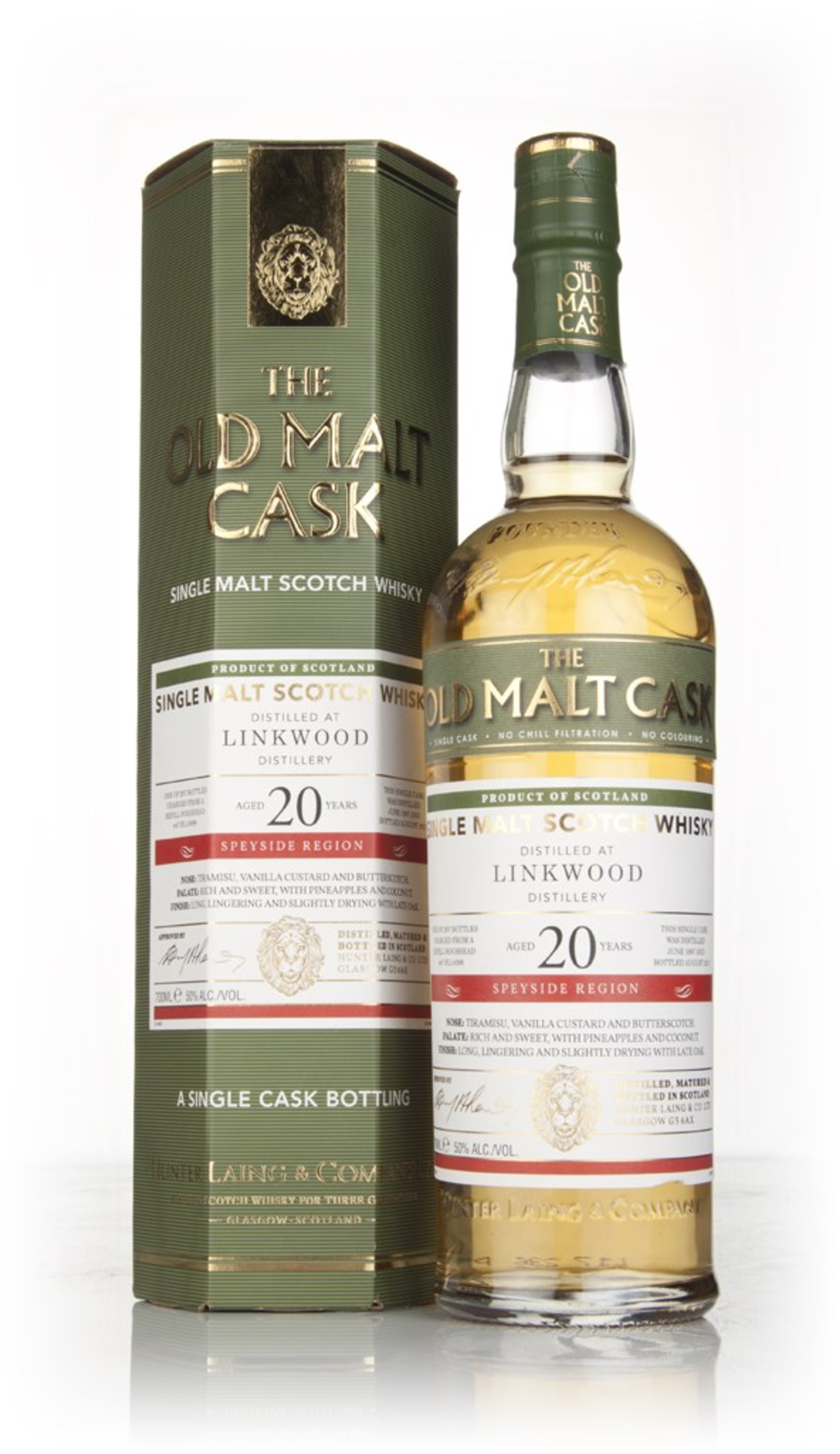 Linkwood 20 Year Old 1997 (cask 14098) - Old Malt Cask (Hunter Laing) 70cl