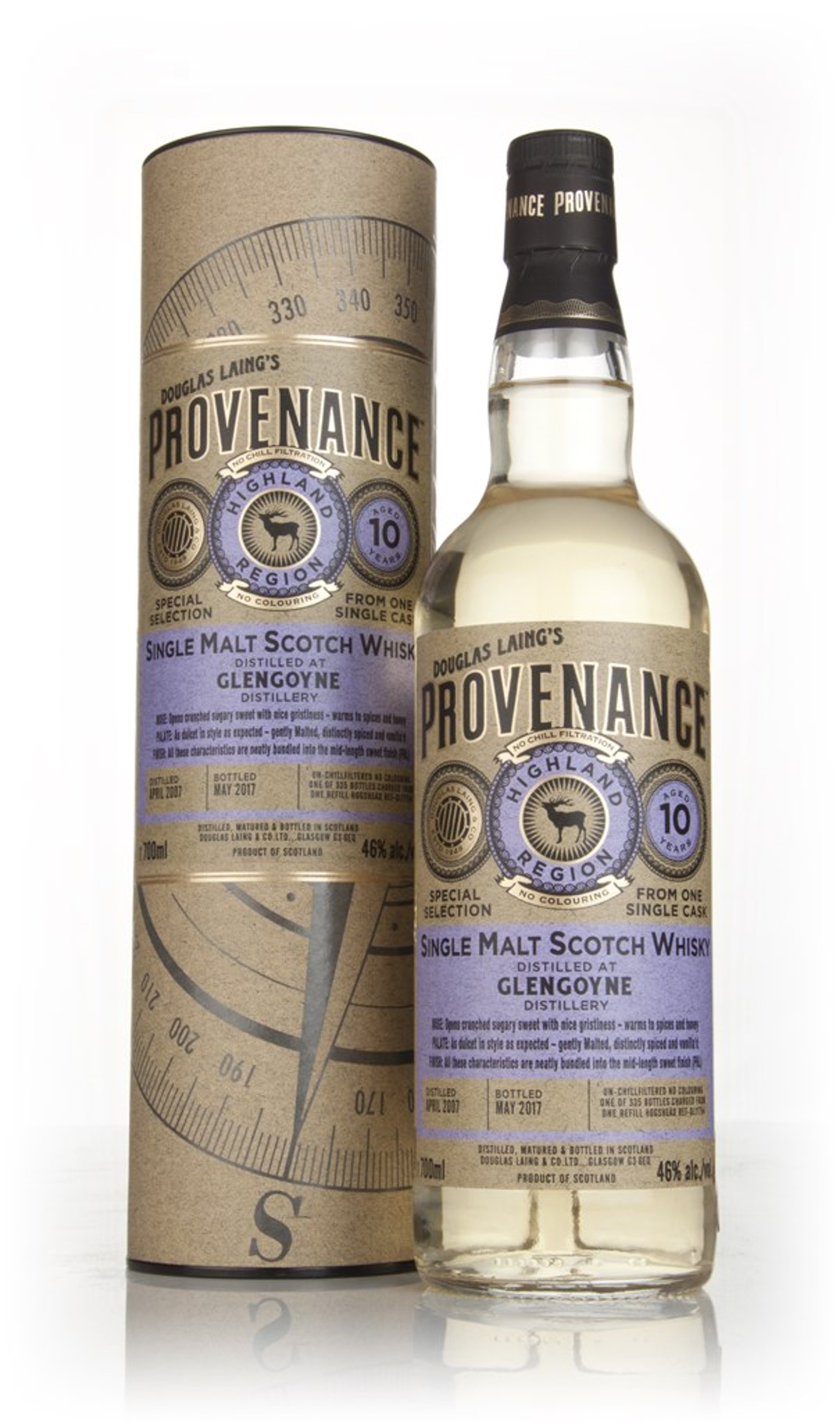 Glengoyne 10 Year Old 2007 (cask 11754) - Provenance (Douglas Laing) 70cl