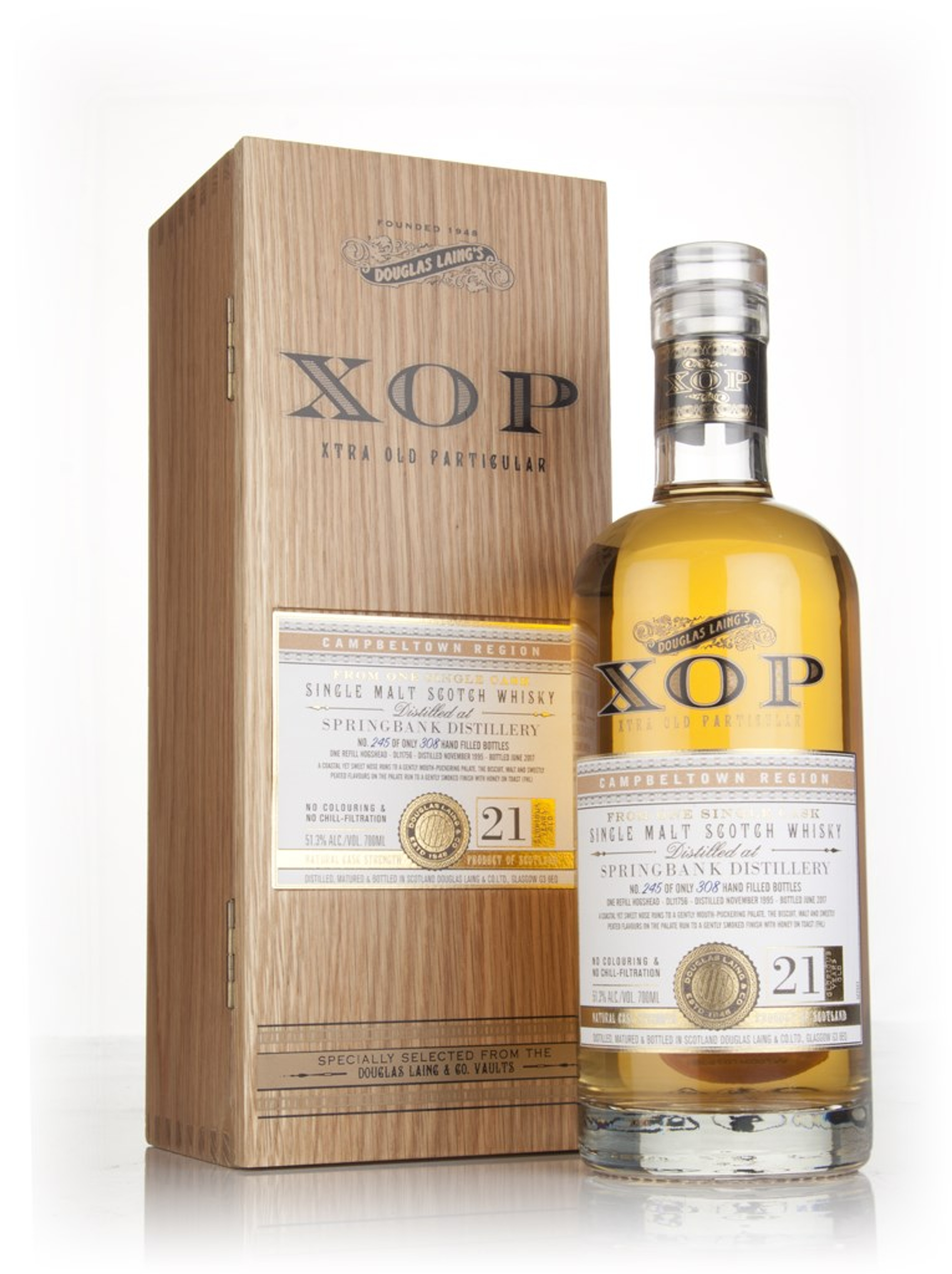Springbank 21 Year Old 1995 (cask 11756) - Xtra Old Particular (Douglas Laing) 70cl