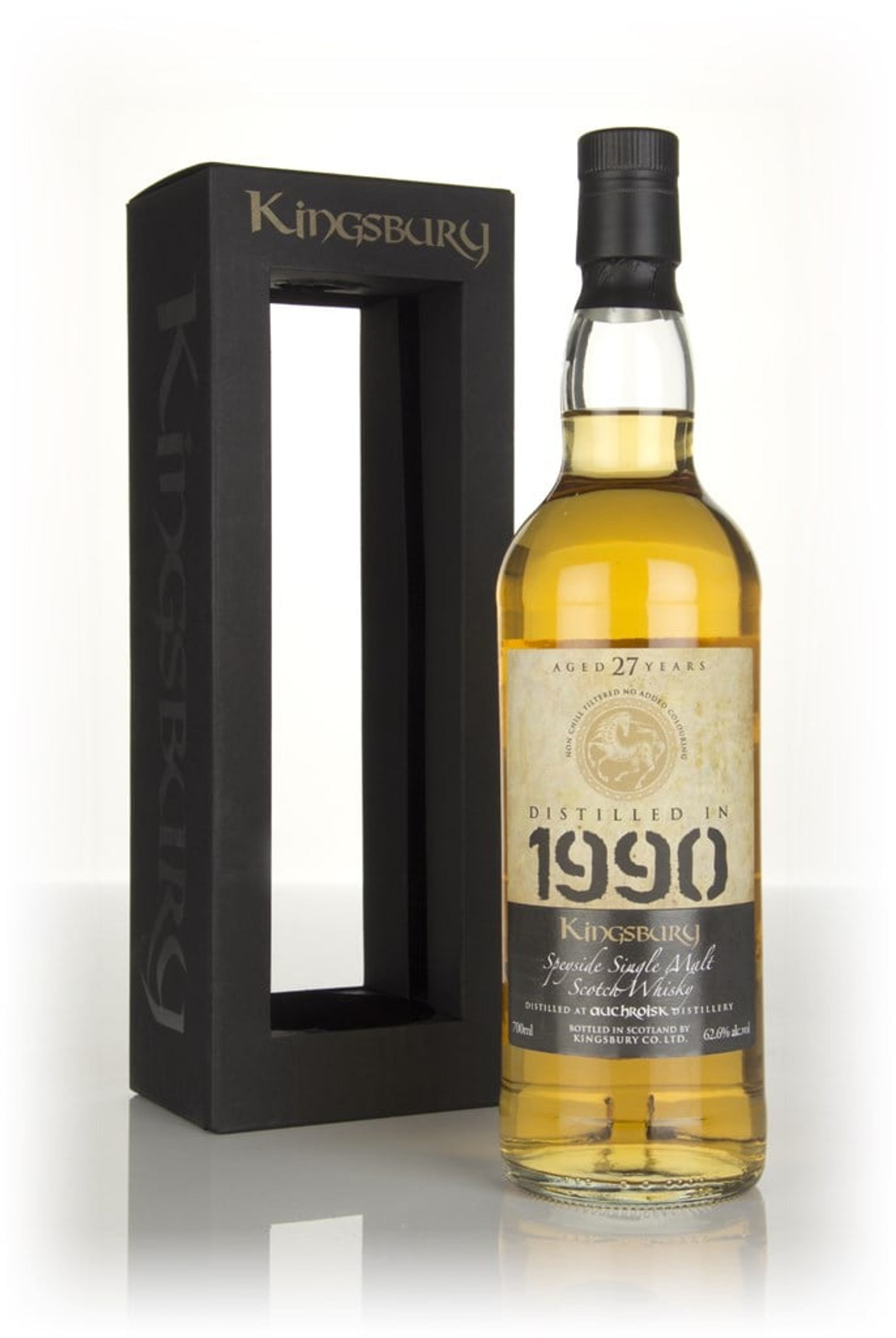 Auchroisk 27 Year Old 1990 (cask 3654) - Kingsbury 70cl