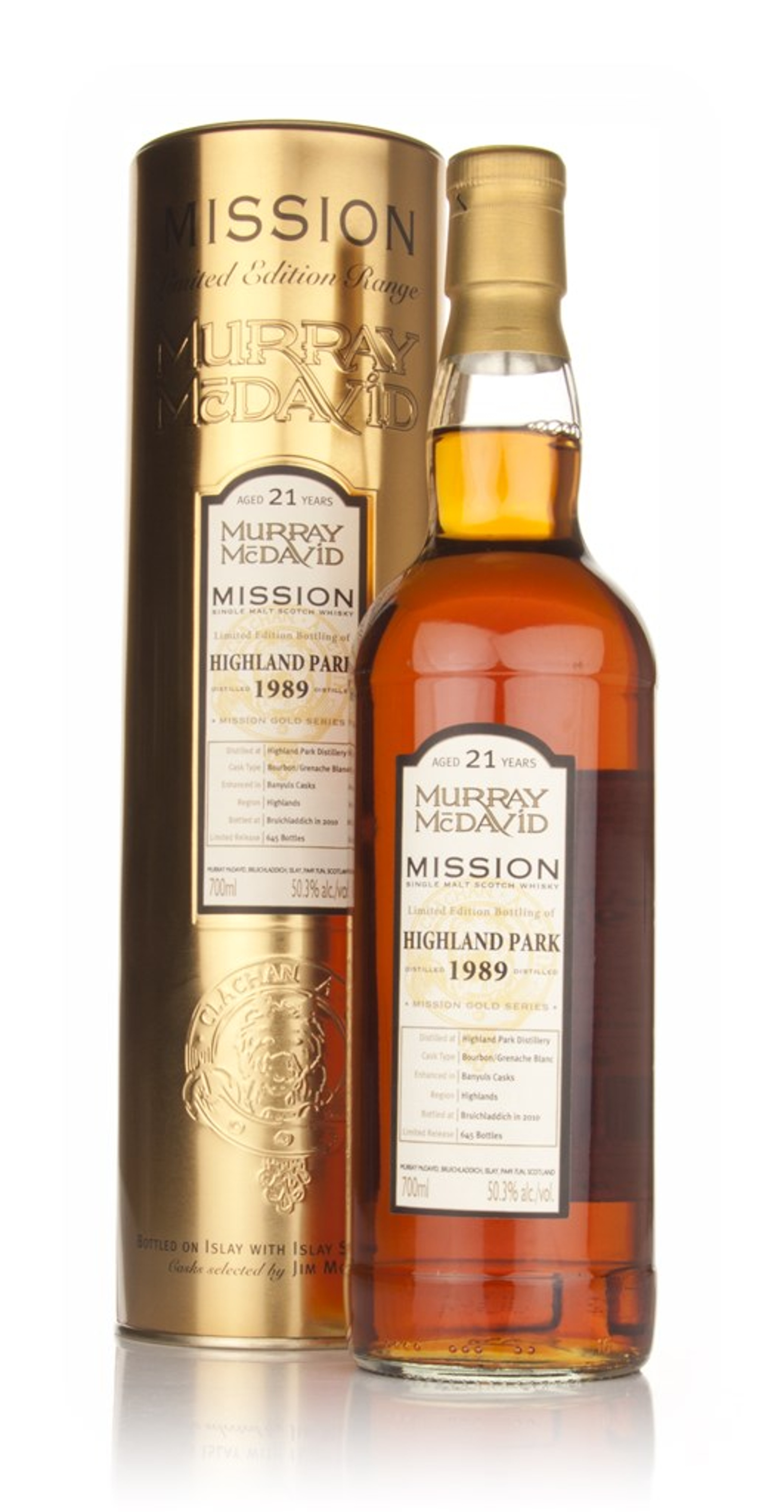 Highland Park 21 Year Old 1989 - Mission (Murray McDavid) 70cl