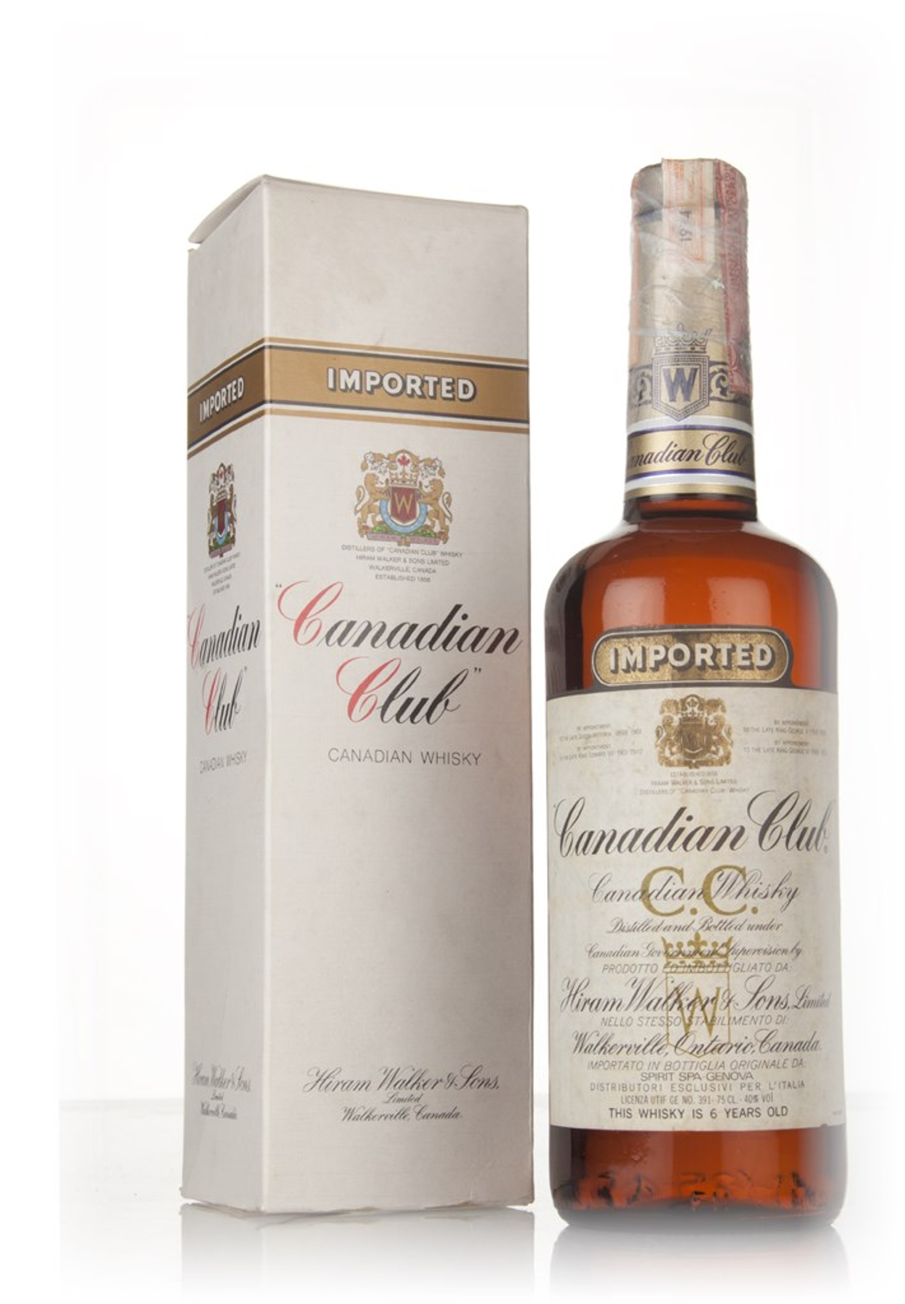 Canadian Club 6 Year Old (Boxed) - 1974 75cl